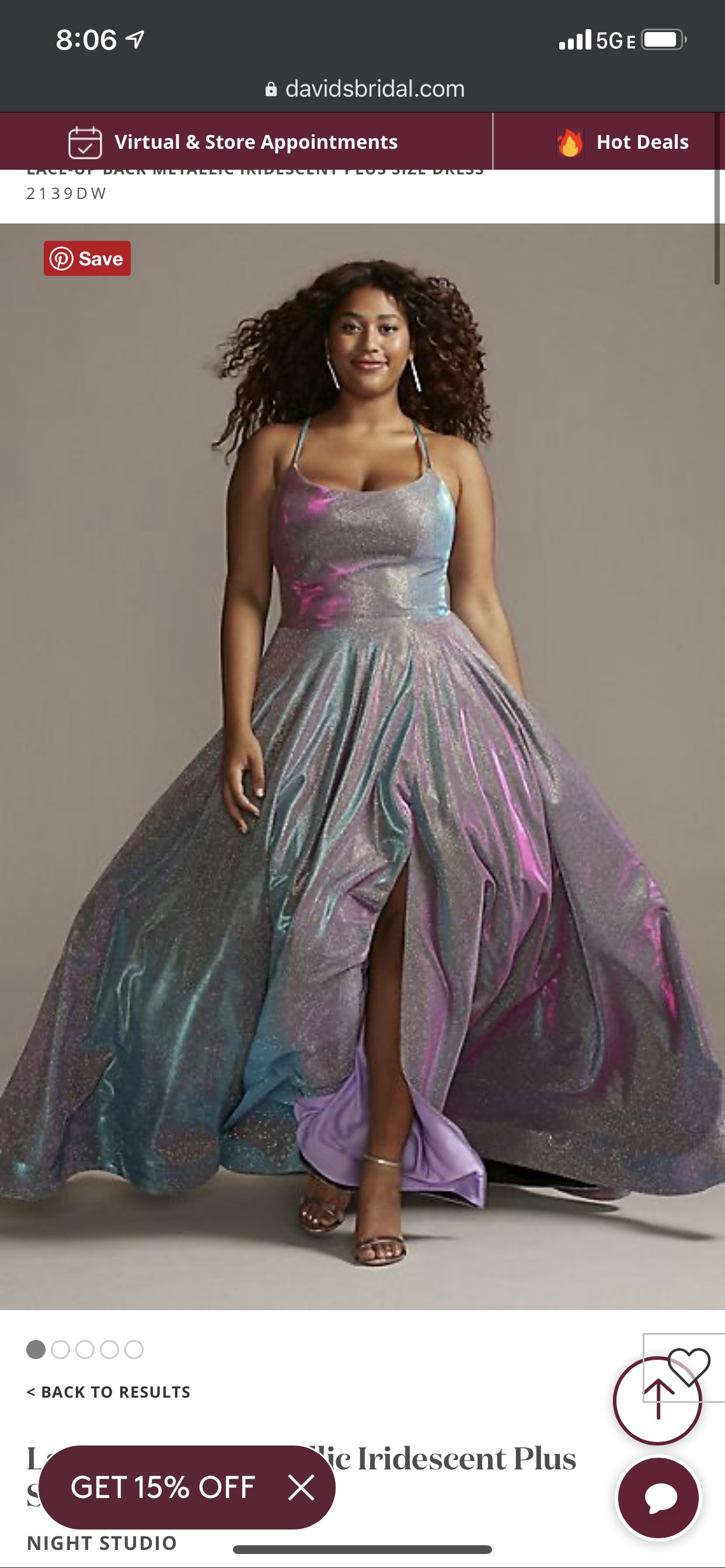 Plus Size 24 Prom Multicolor Ball Gown on Queenly