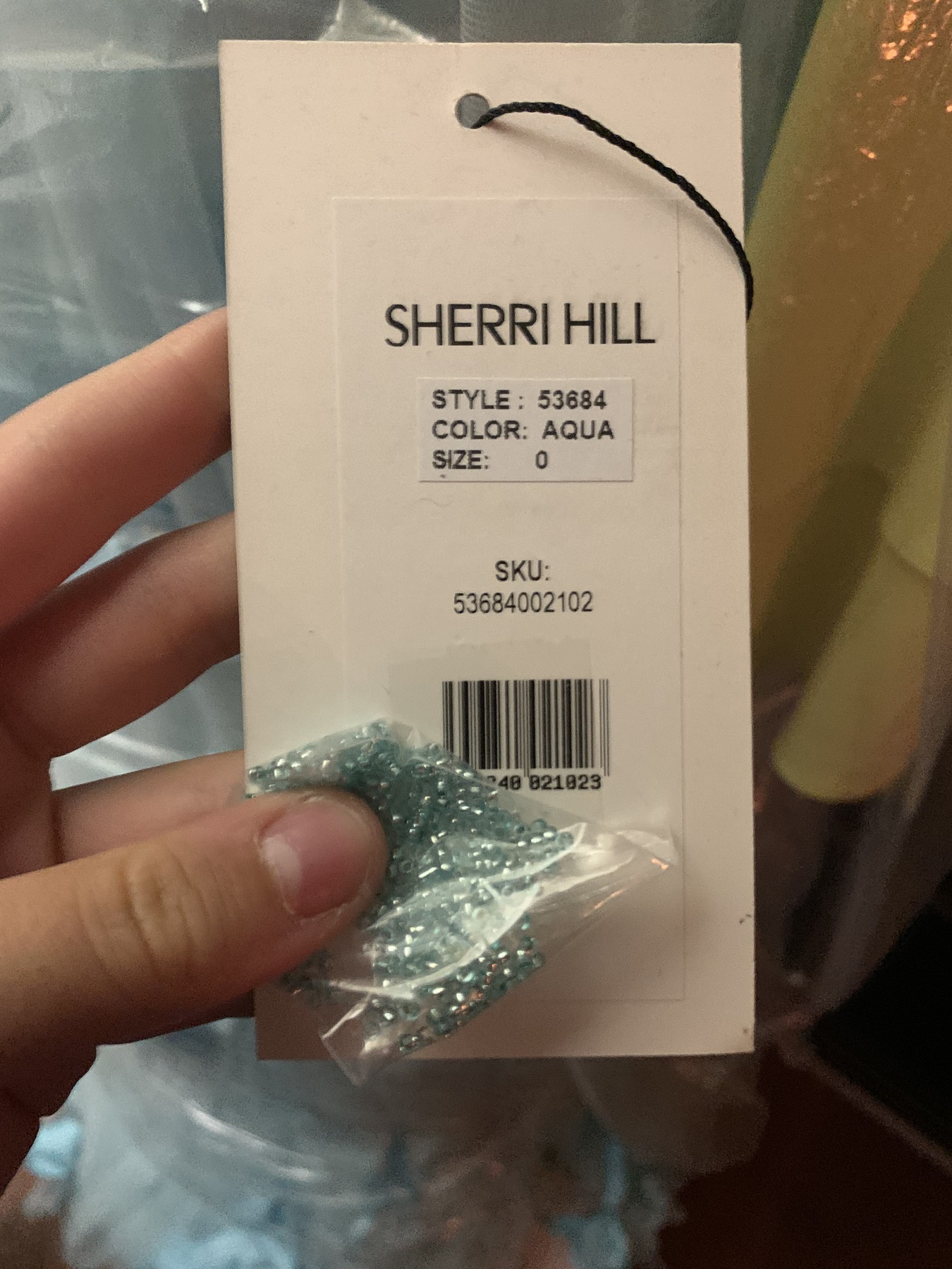 Sherri Hill Size 0 Prom Floral Light Blue A-line Dress on Queenly
