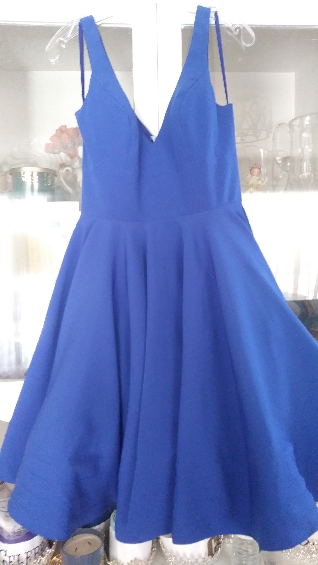 Mac Duggal Size 8 Homecoming Royal Blue Cocktail Dress on Queenly