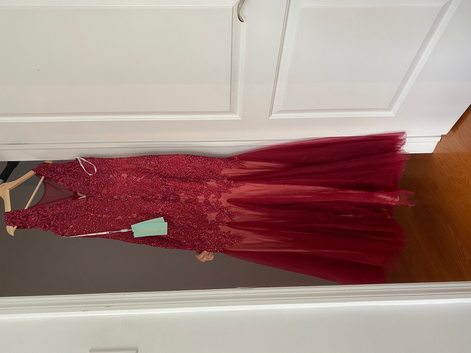 GLS Apparel Size 6 Red Mermaid Dress on Queenly