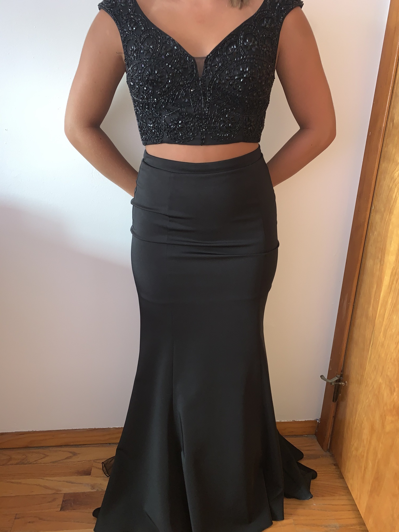 Size 6 Prom Black Mermaid Dress on Queenly