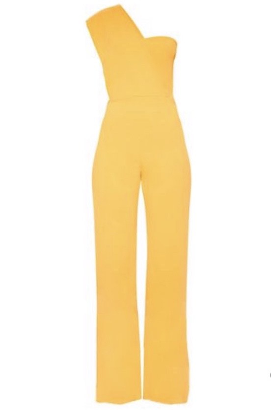 Yellow Size 4 Romper/Jumpsuit Dress on Queenly