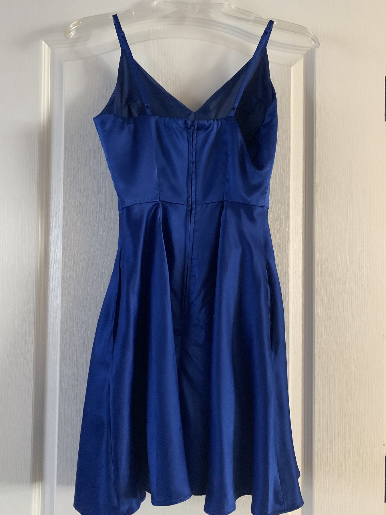 Size 2 Homecoming Blue A-line Dress on Queenly