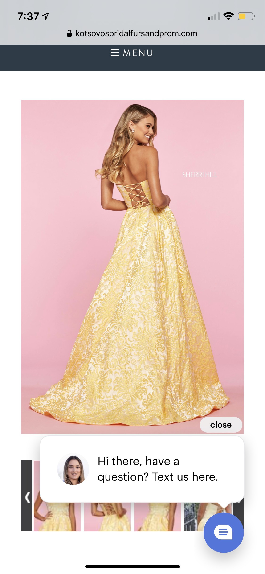 Plus Size 18 Prom Yellow Ball Gown on Queenly