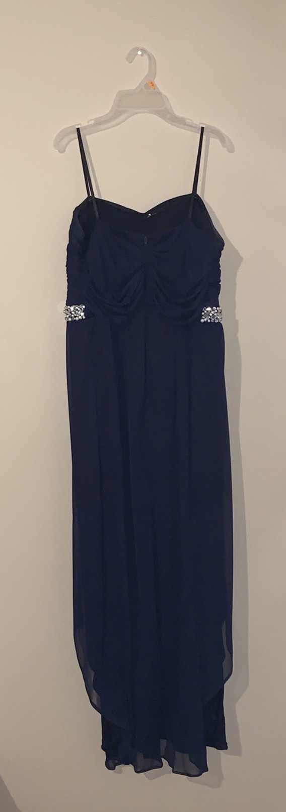 Plus Size 16 Prom Blue Cocktail Dress on Queenly