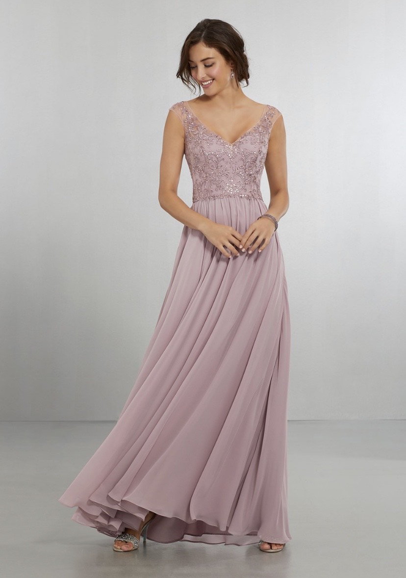 MoriLee Size 0 Bridesmaid Light Pink A-line Dress on Queenly