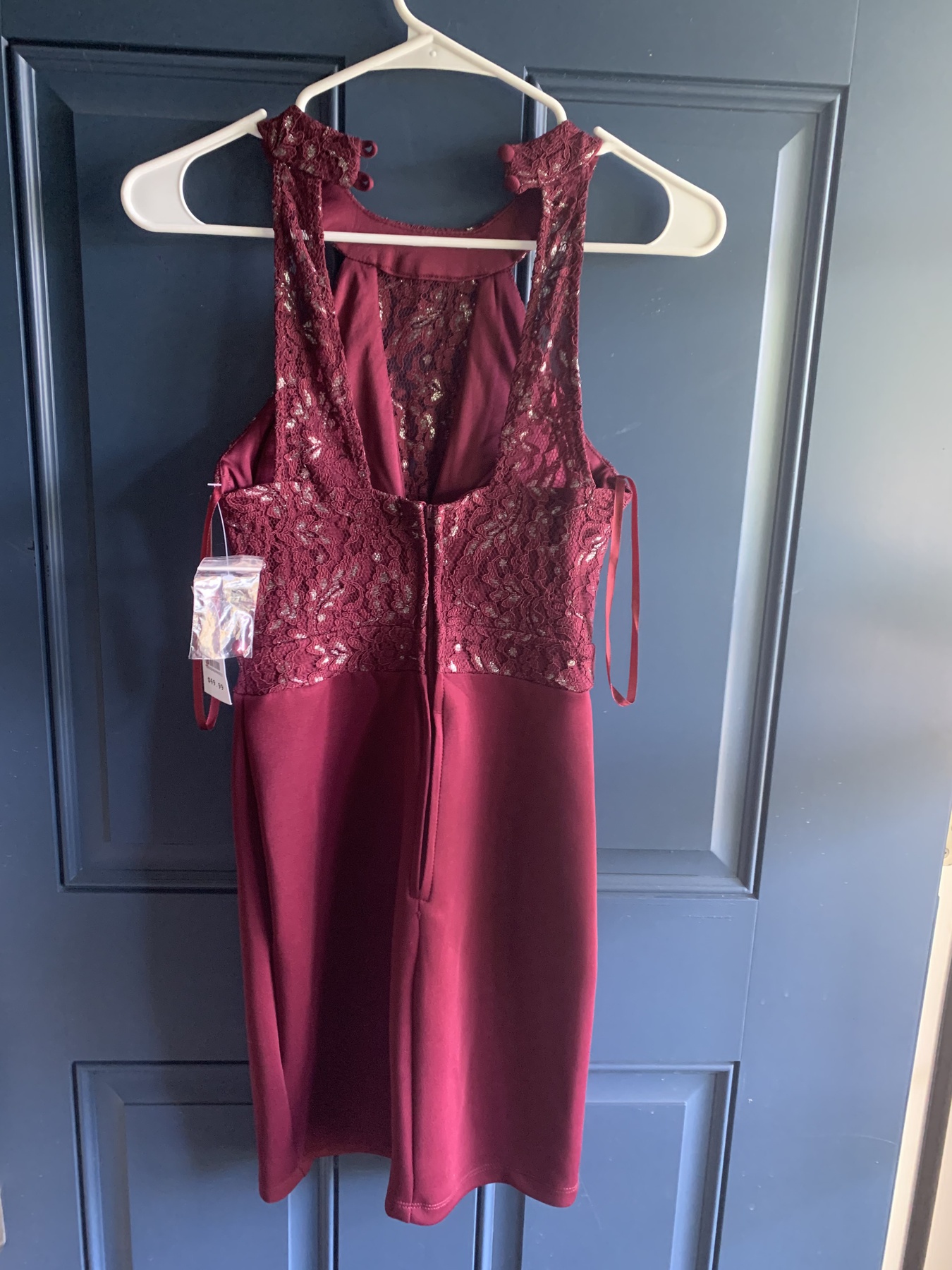 B. Darlin Purple Size 2 Mini Homecoming Straight Dress on Queenly