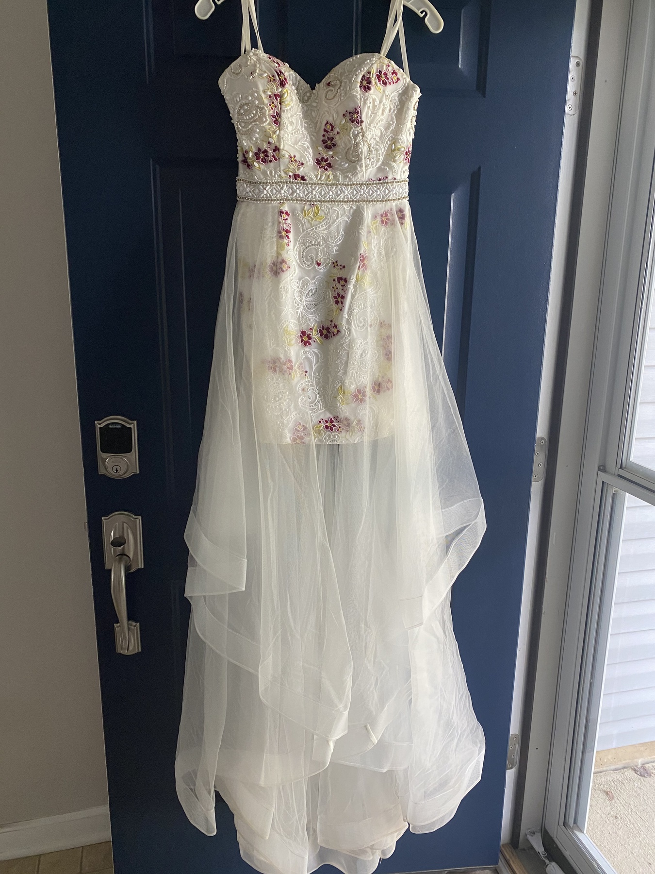 David's Bridal Size 6 Multicolor Cocktail Dress on Queenly