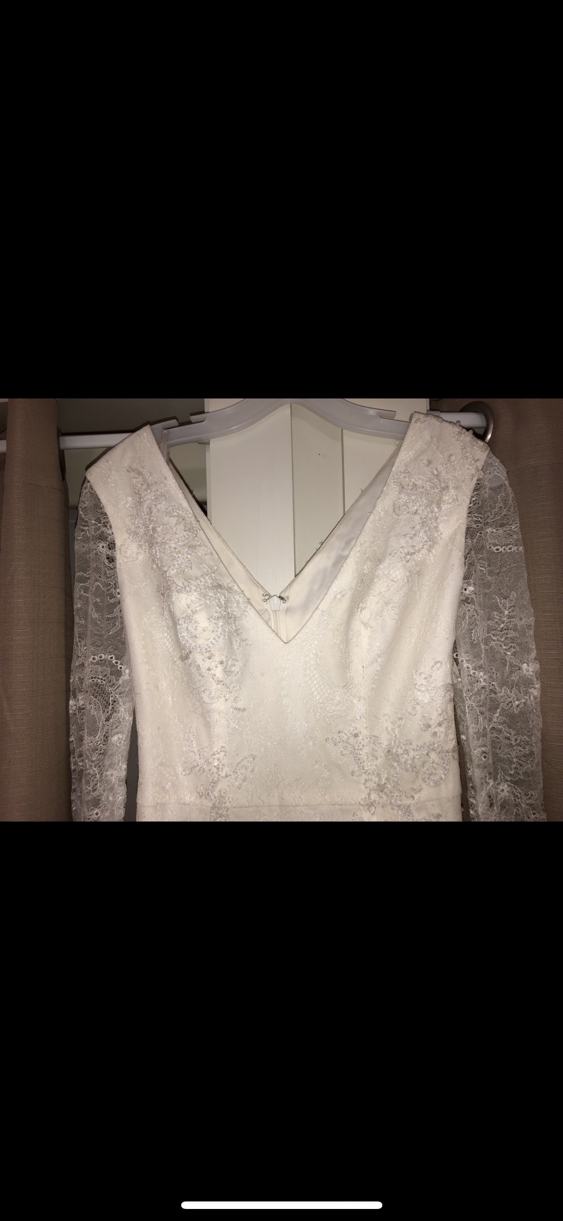 Vera Wang Size 8 Wedding Plunge White Mermaid Dress on Queenly