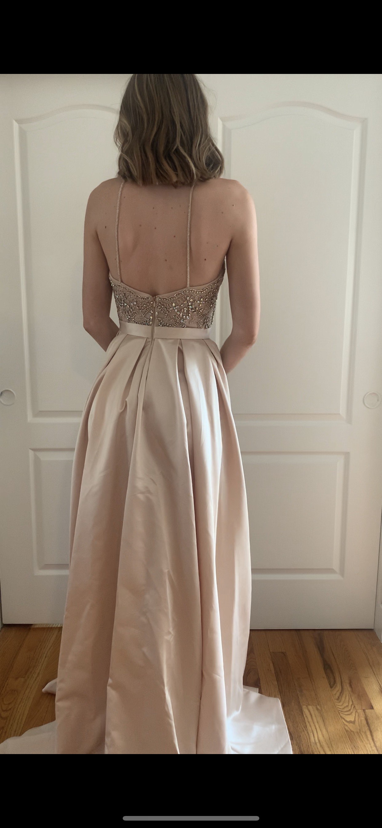 Vienna Size 2 Pageant Rose Gold Ball Gown on Queenly