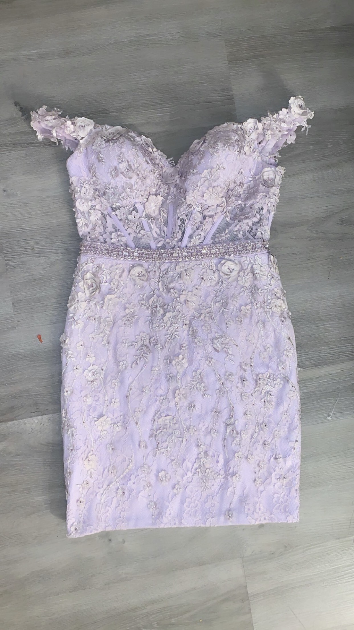 Rachel Allan Purple Size 4 Straight Dress on Queenly