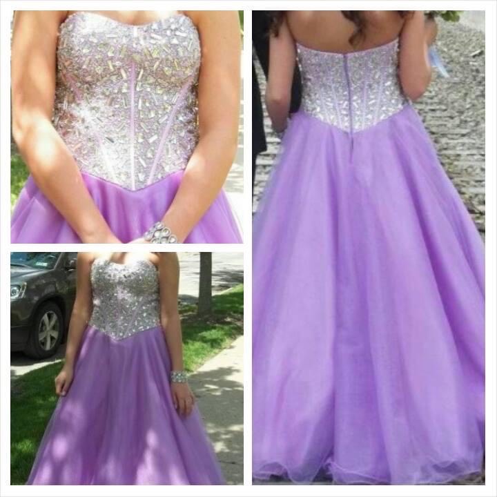 Size 4 Light Purple Ball Gown on Queenly