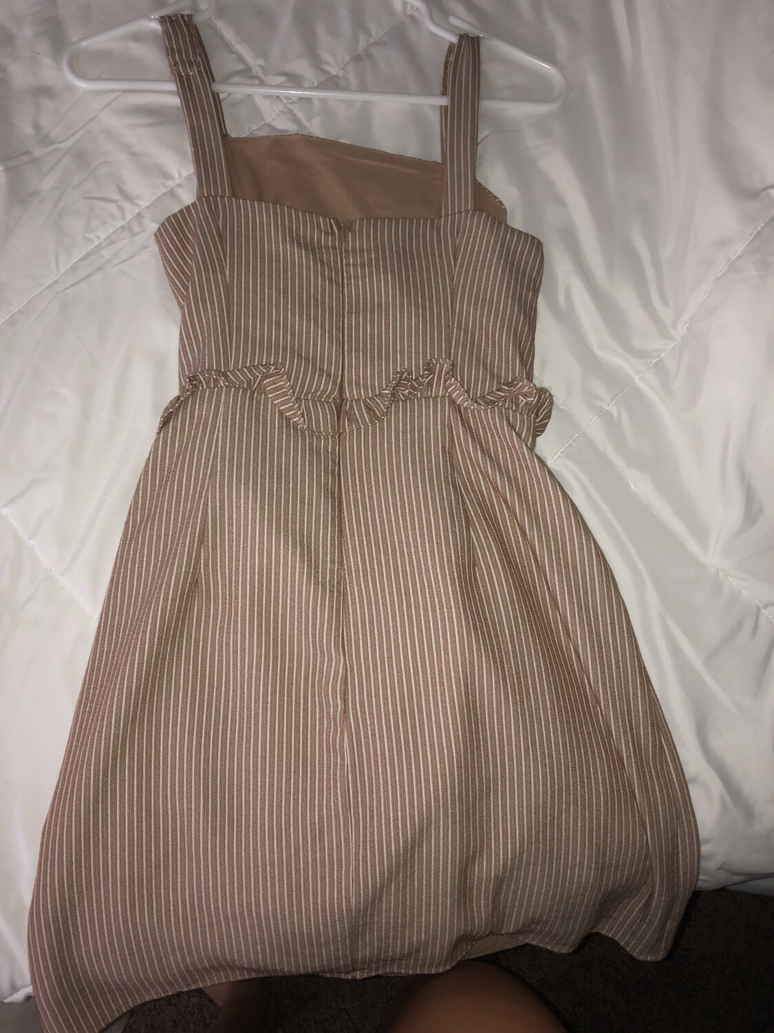 selfie Size 6 Homecoming Nude Cocktail Dress on Queenly