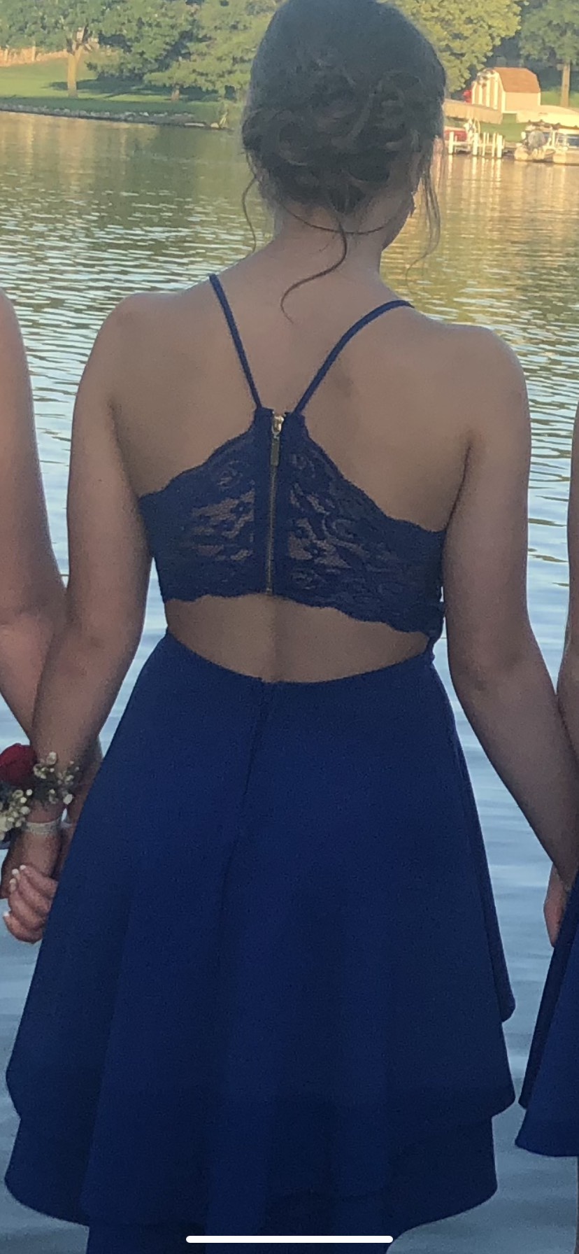 Size 4 Prom Royal Blue Cocktail Dress on Queenly