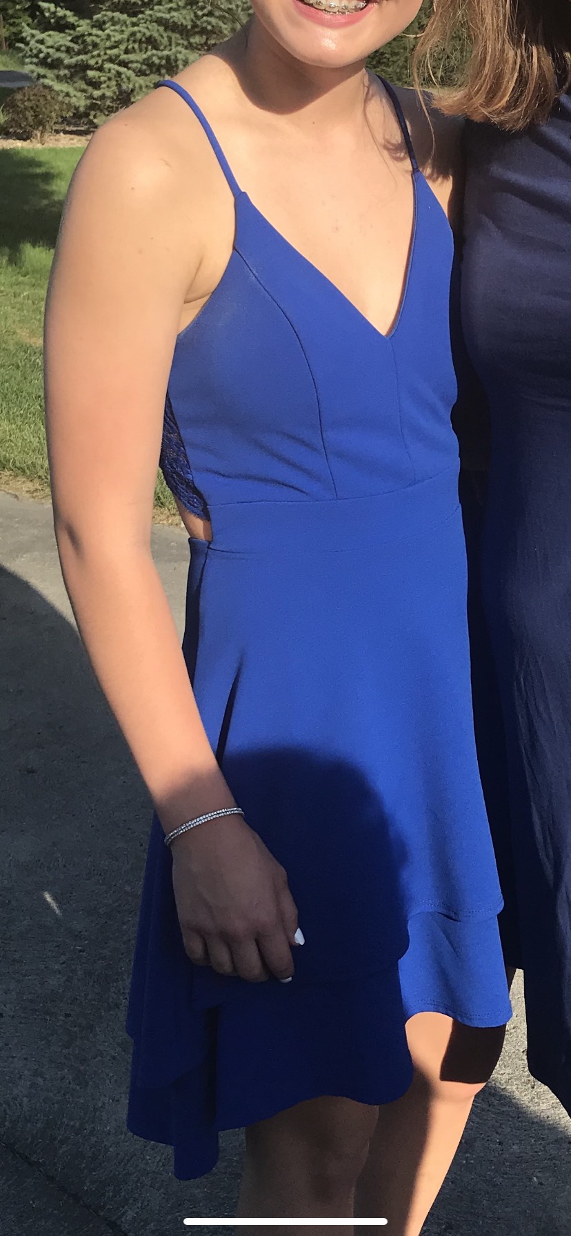 Size 4 Prom Royal Blue Cocktail Dress on Queenly
