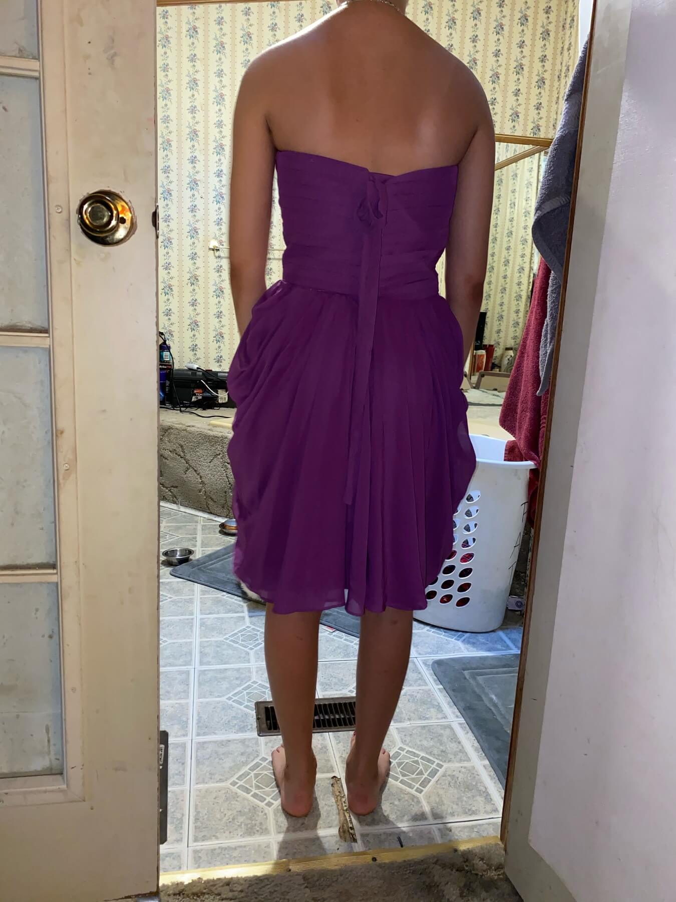 Size 0 Purple Cocktail Dress on Queenly