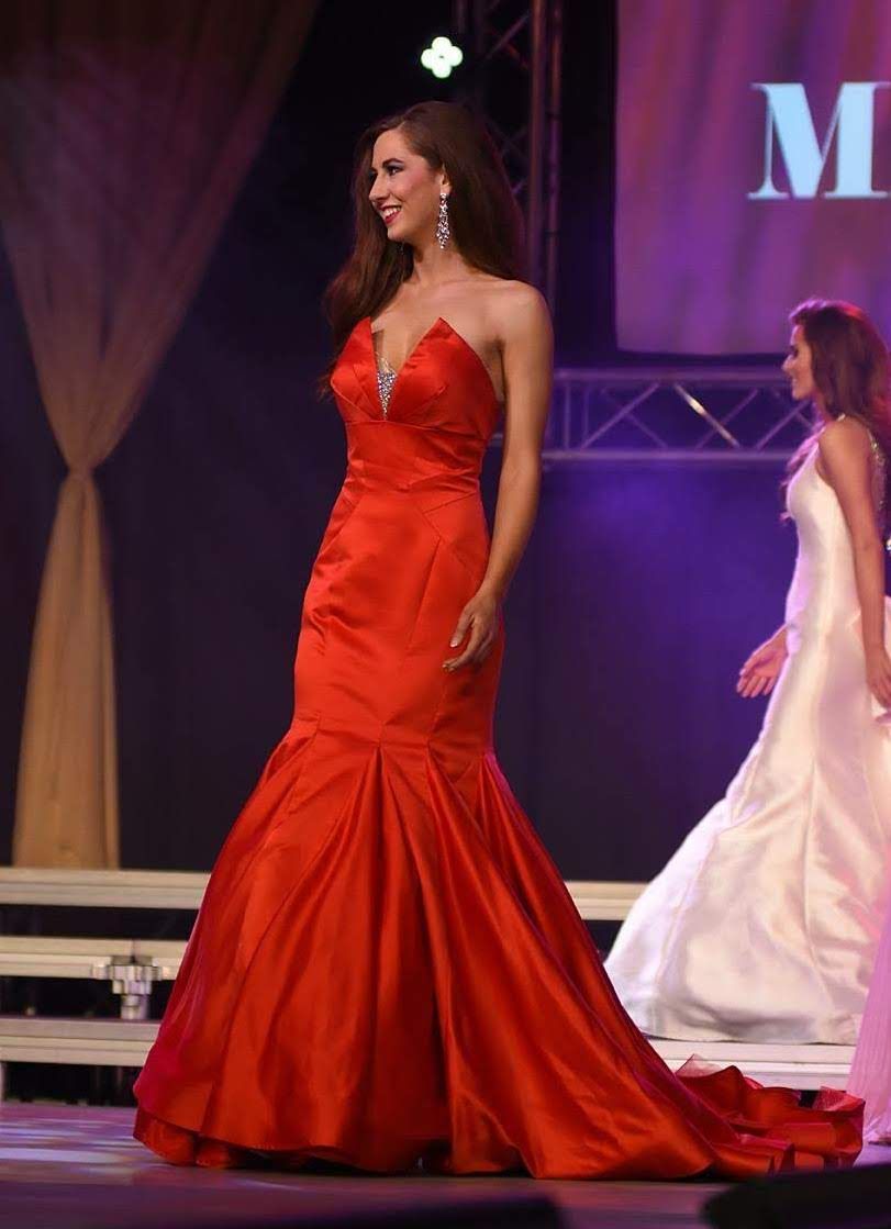 Rachel Allan Size 2 Prom Satin Red Dress With Train