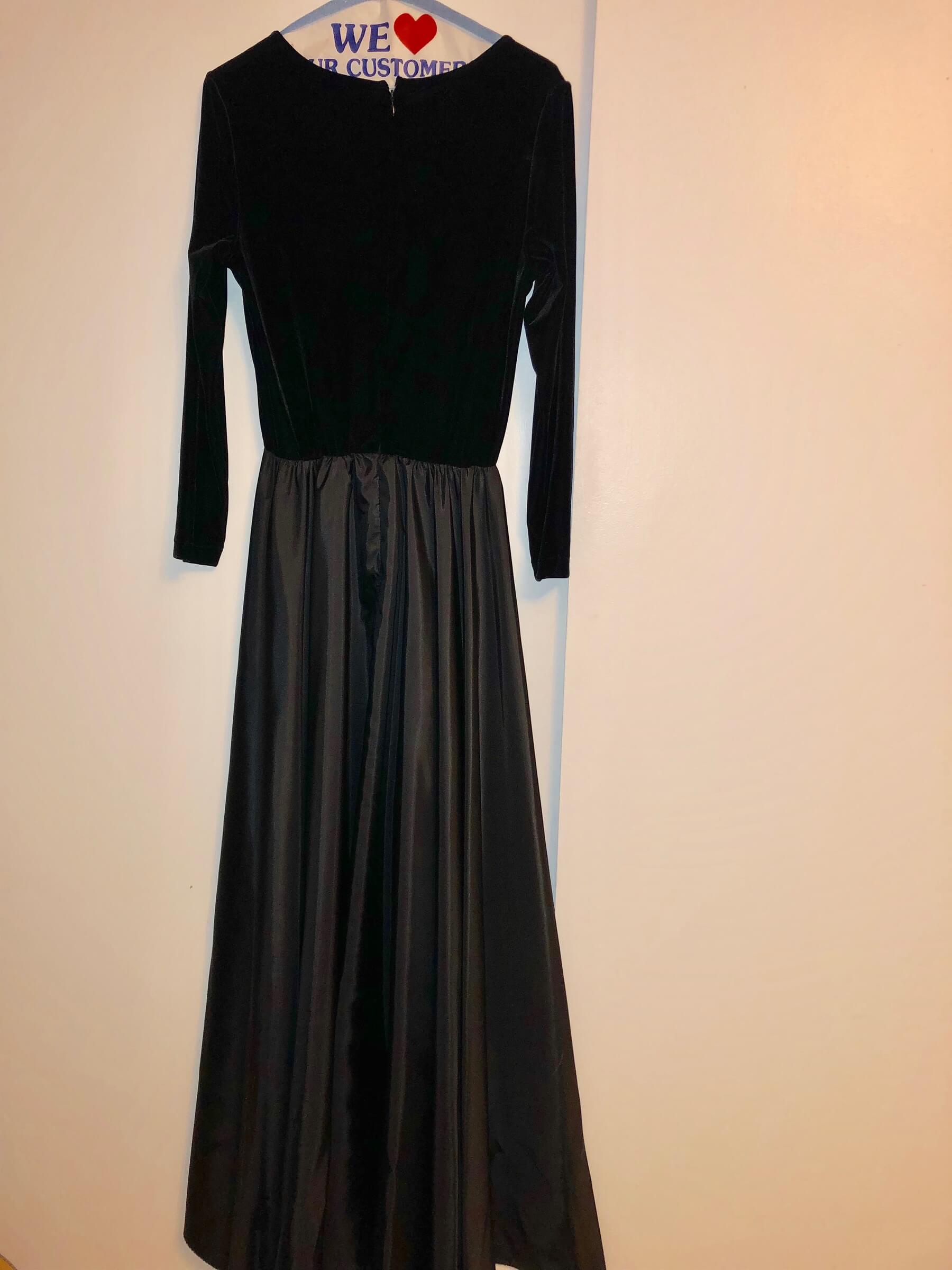 Jonathan Tait Size 10 Black A-line Dress on Queenly