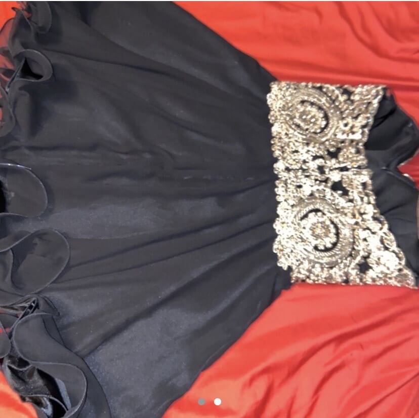 Size 8 Black Ball Gown on Queenly