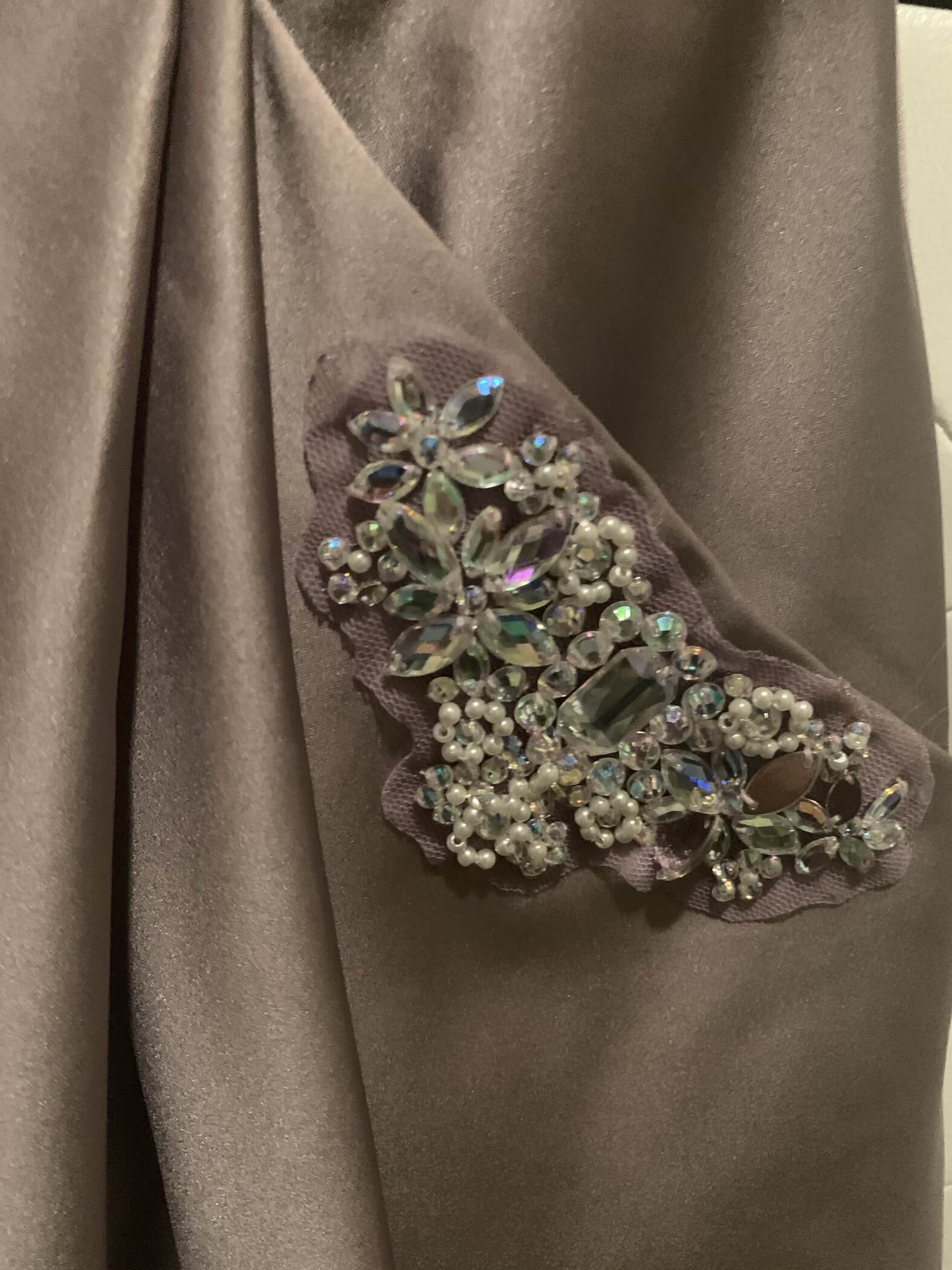 Blondie Nites Size 2 Wedding Guest Satin Purple Cocktail Dress on Queenly