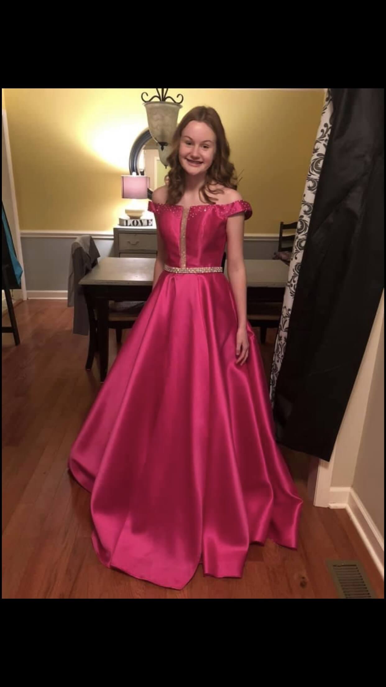 Jovani Size 2 Pageant Pink Ball Gown on Queenly