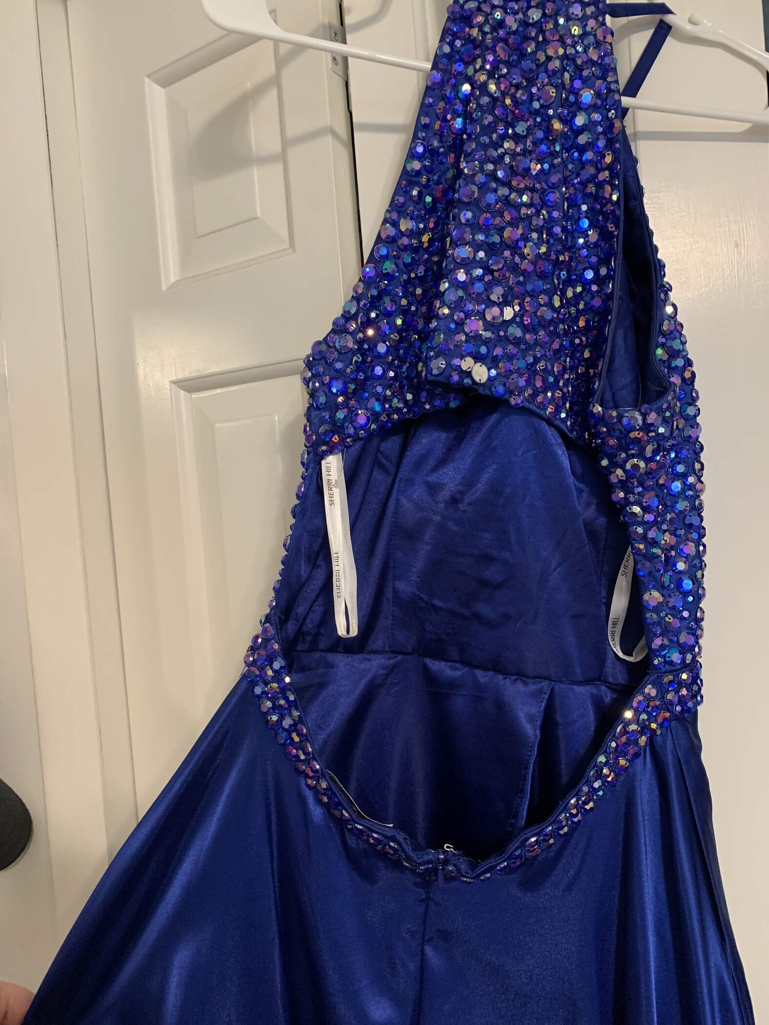 Size 8 Blue Side Slit Dress on Queenly