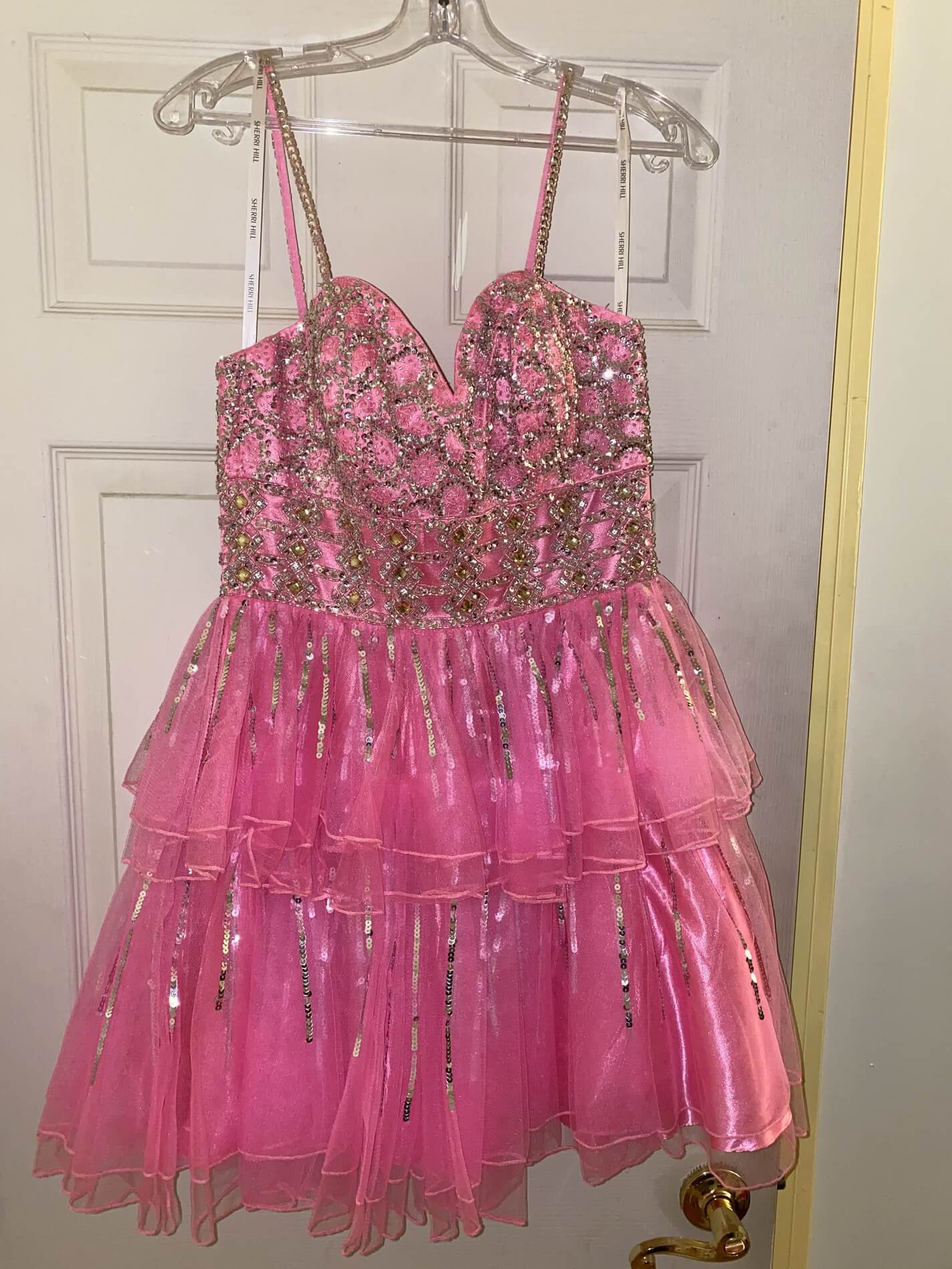 Sherri Hill Size 6 Homecoming Pink Cocktail Dress on Queenly