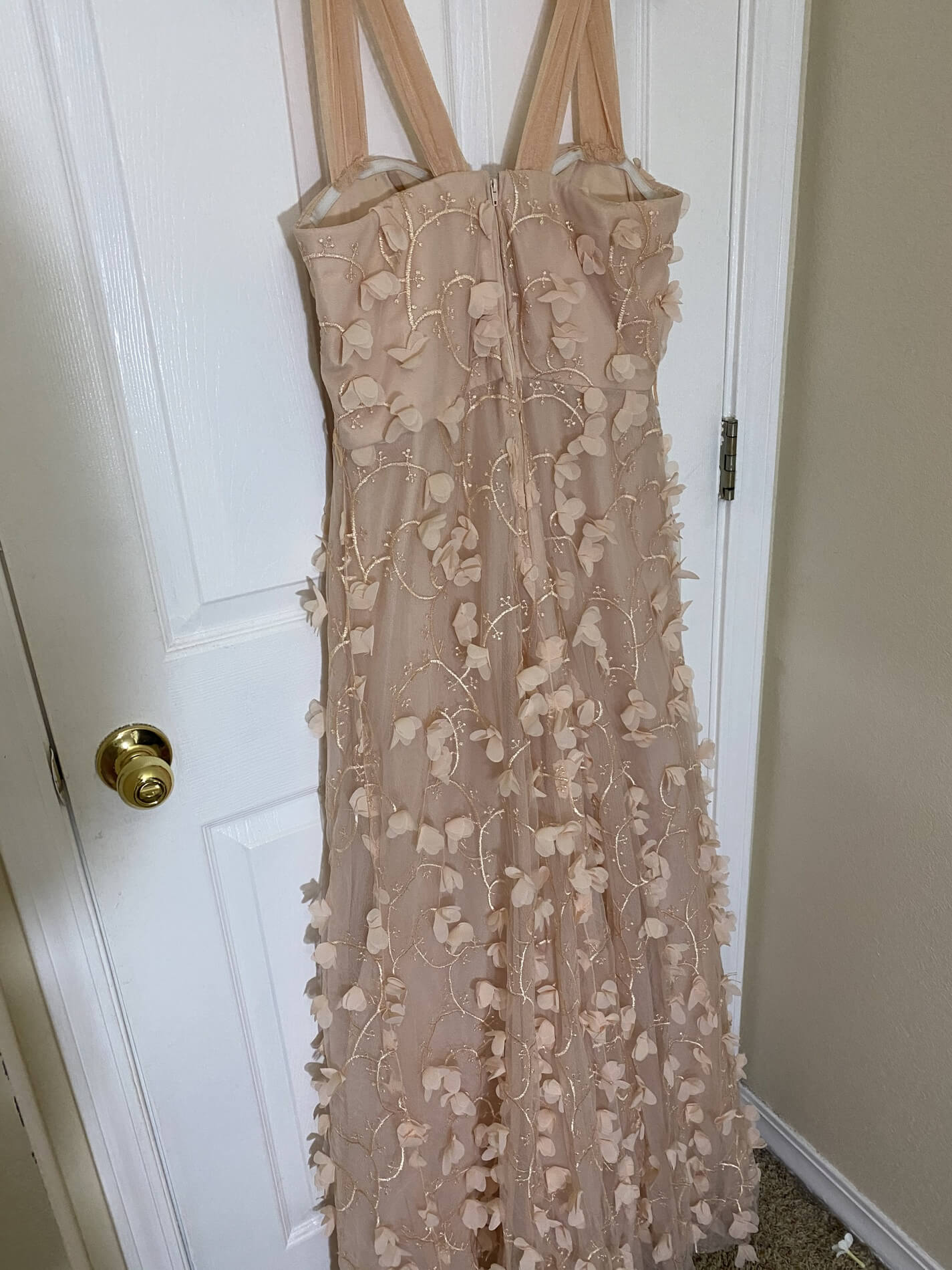 Say Yes to the Prom Plus Size 16 Prom Light Pink A-line Dress on Queenly