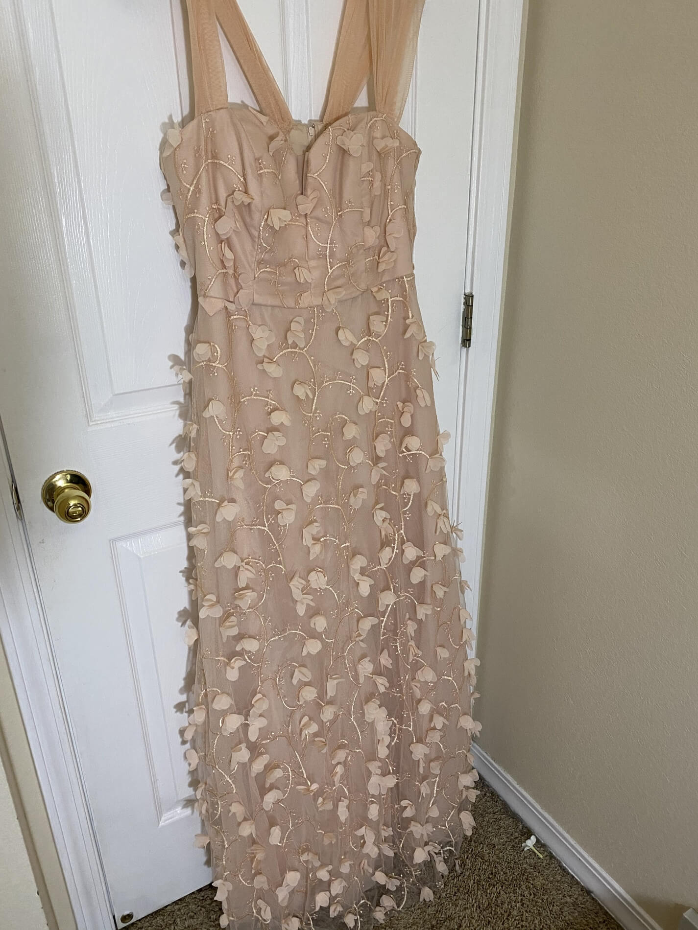 Say Yes to the Prom Plus Size 16 Prom Light Pink A-line Dress on Queenly