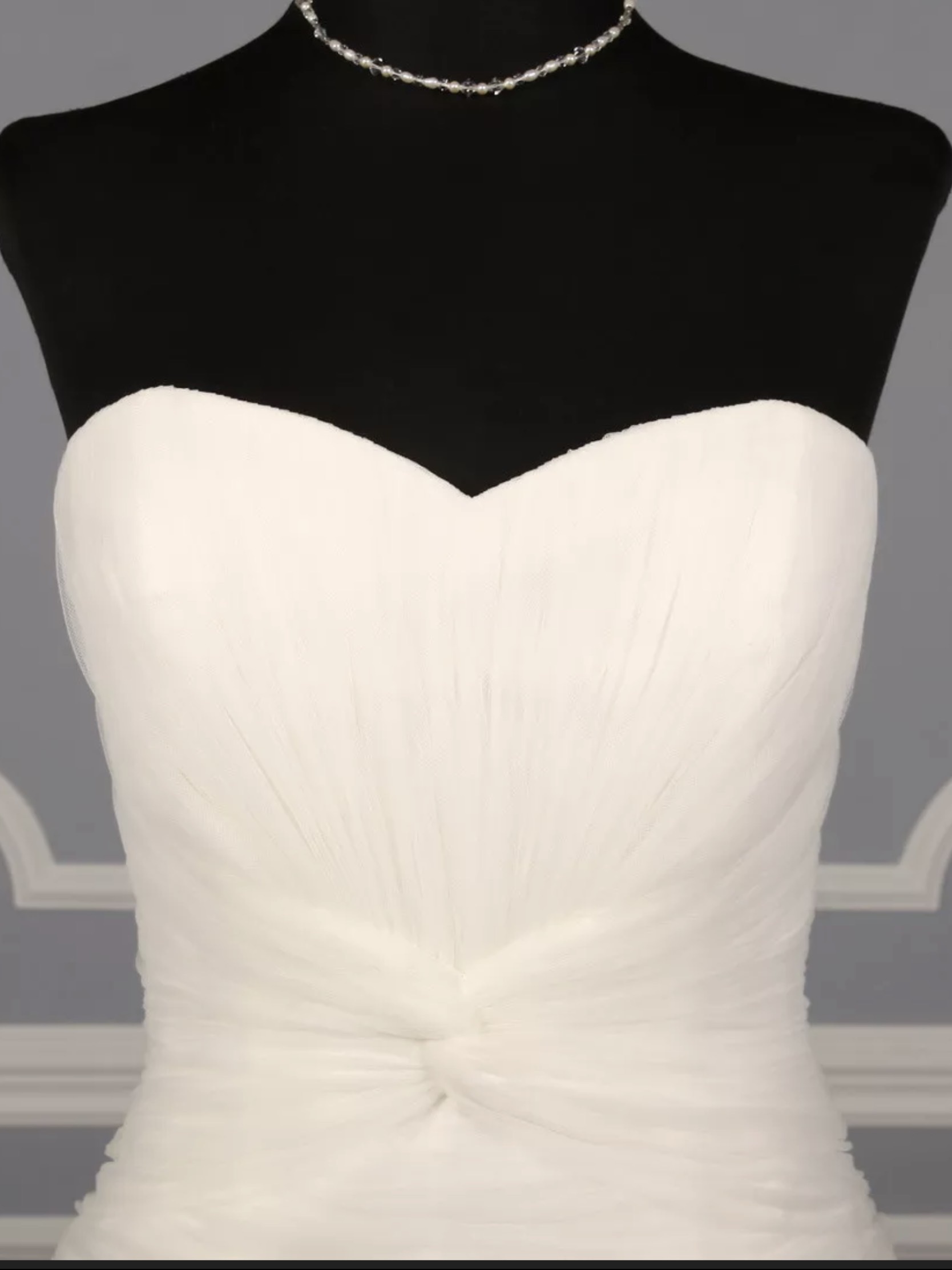 Size 12 Wedding Strapless White A-line Dress on Queenly