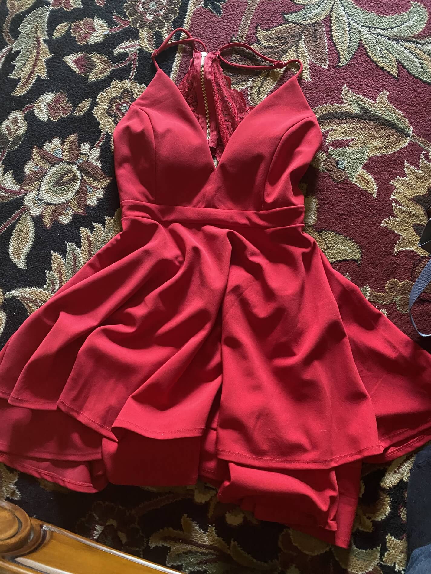 Plus Size 16 Wedding Guest Red Cocktail Dress on Queenly