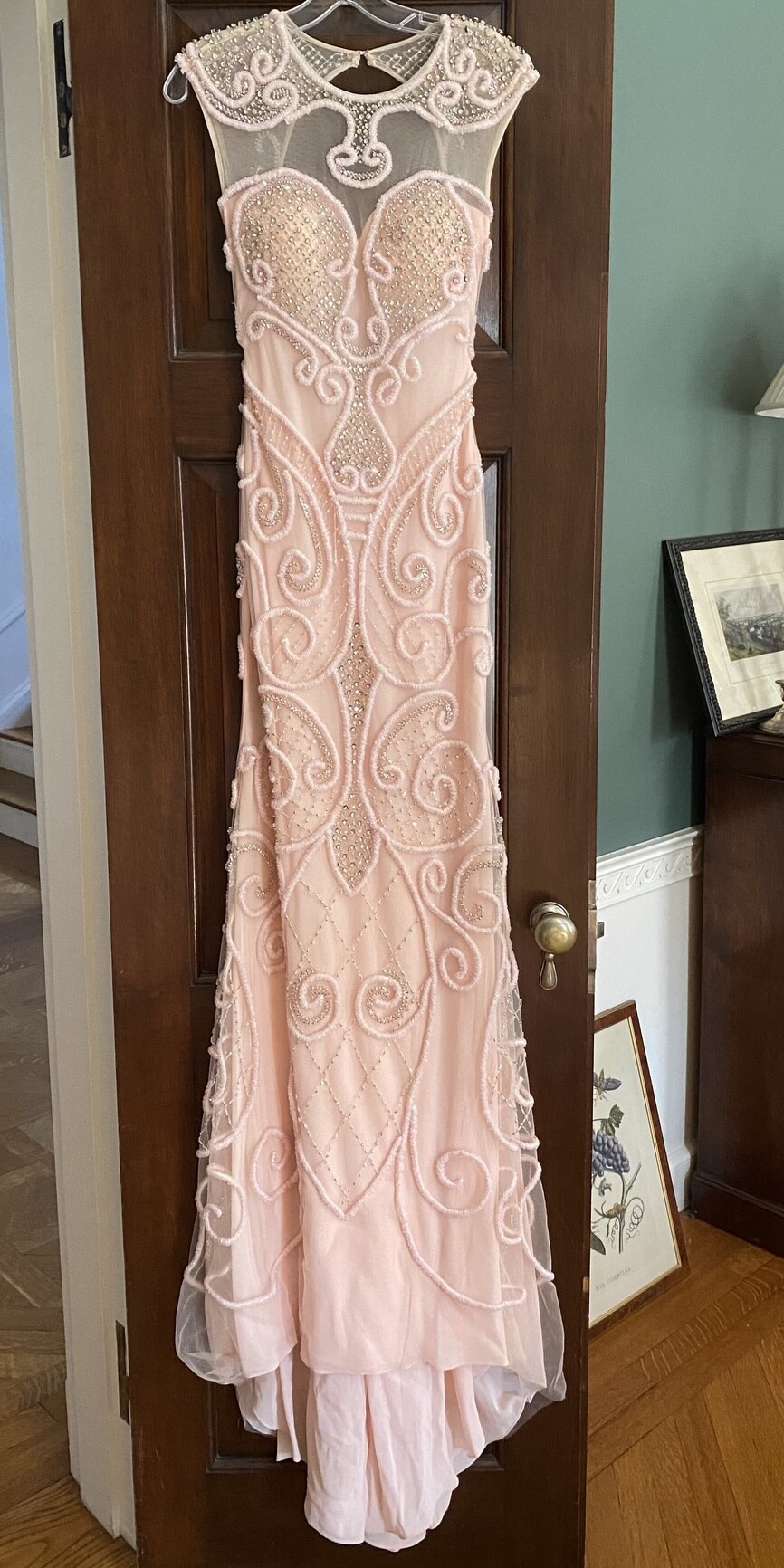 Pink Size 0 Train Dress on Queenly