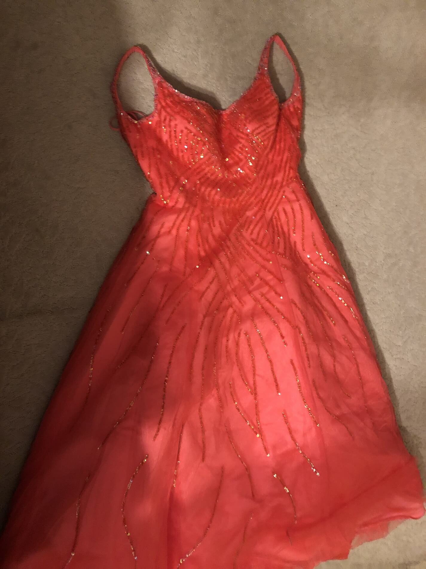 Lillie Rubin Size 4 Off The Shoulder Hot Pink Ball Gown on Queenly