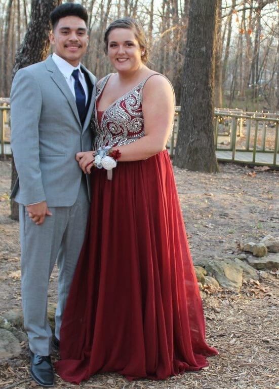 Plus Size 20 Prom Red Floor Length Maxi on Queenly