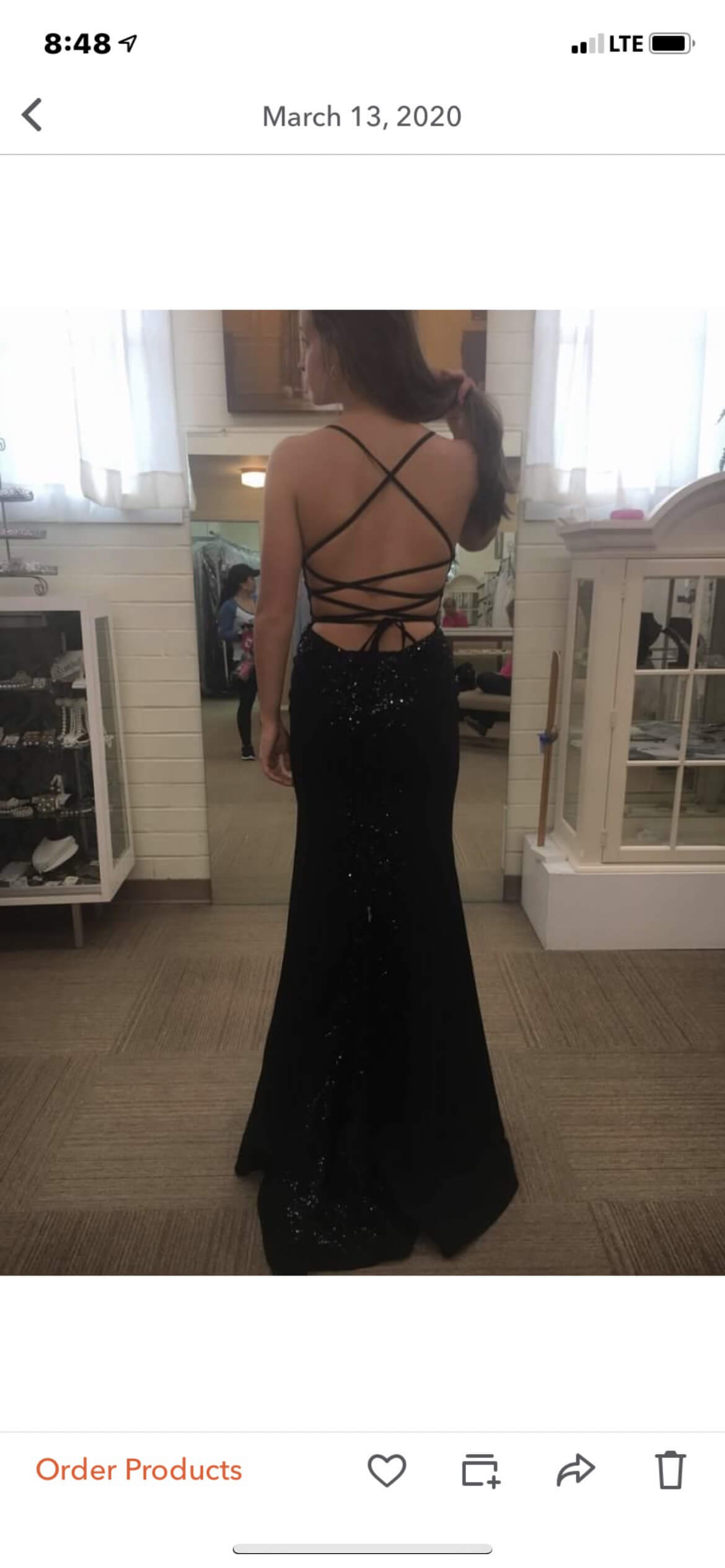 MoriLee Size 4 Prom Black Mermaid Dress on Queenly