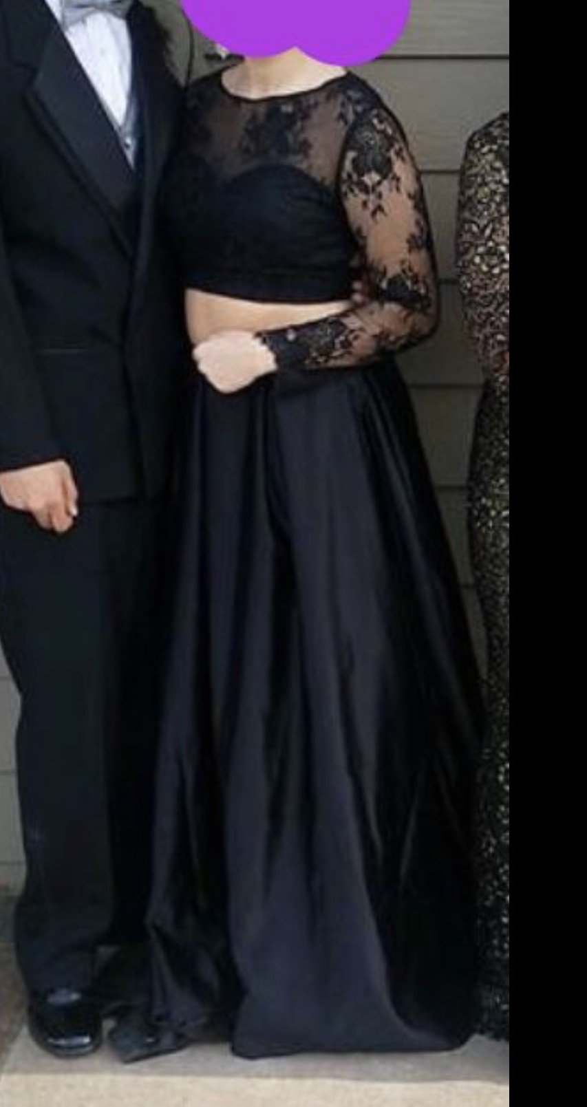 Size 10 Prom Black Dress With Train on Queenly