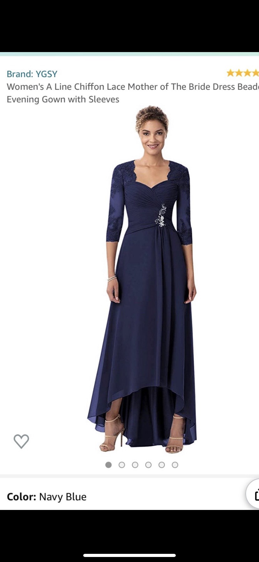 Size 12 Navy Blue A-line Dress on Queenly