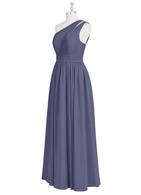 Size 10 Bridesmaid Blue A-line Dress on Queenly