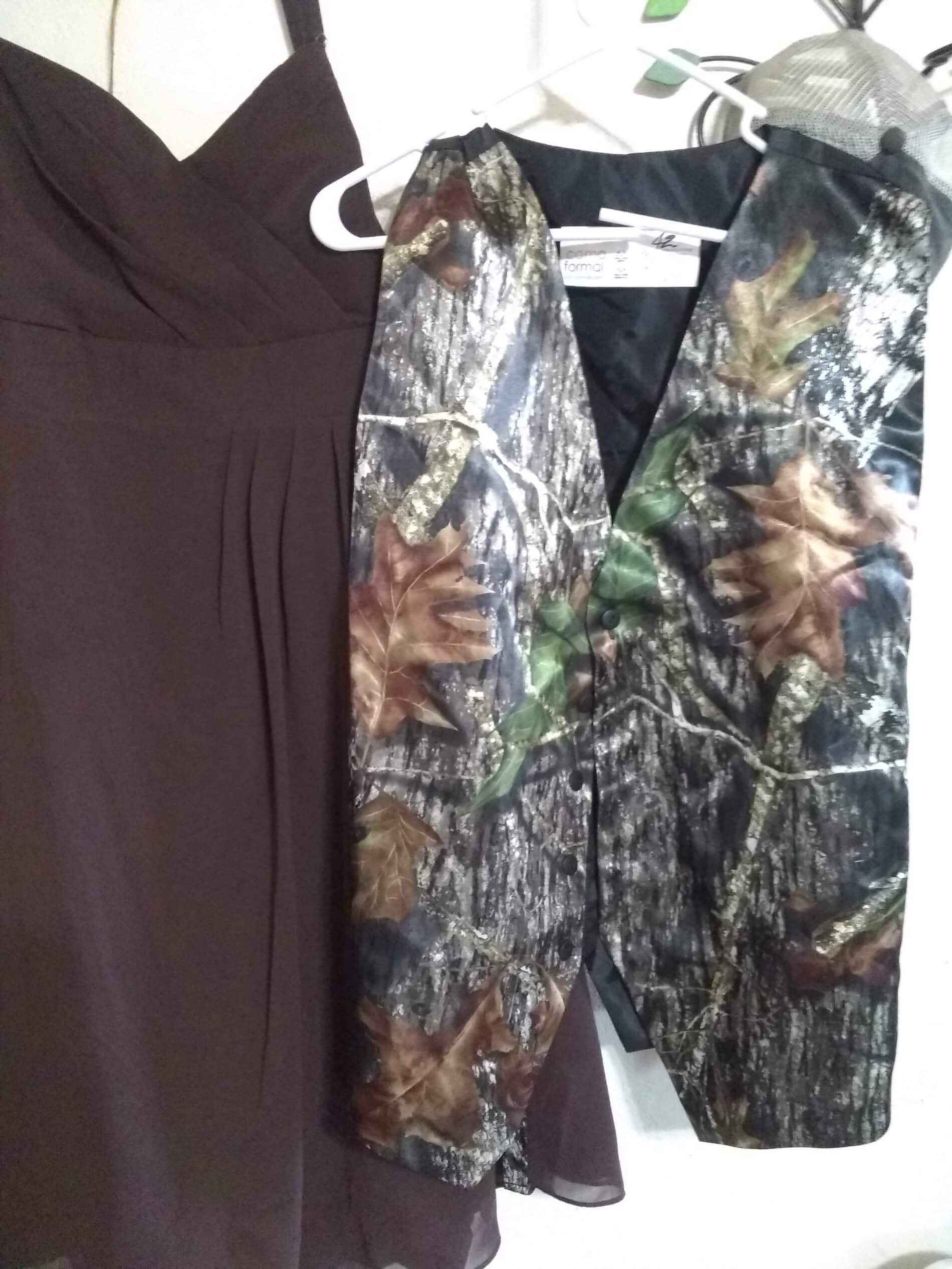 Alfred Angelo & Camo Formal  Plus Size 26 Multicolor Mermaid Dress on Queenly