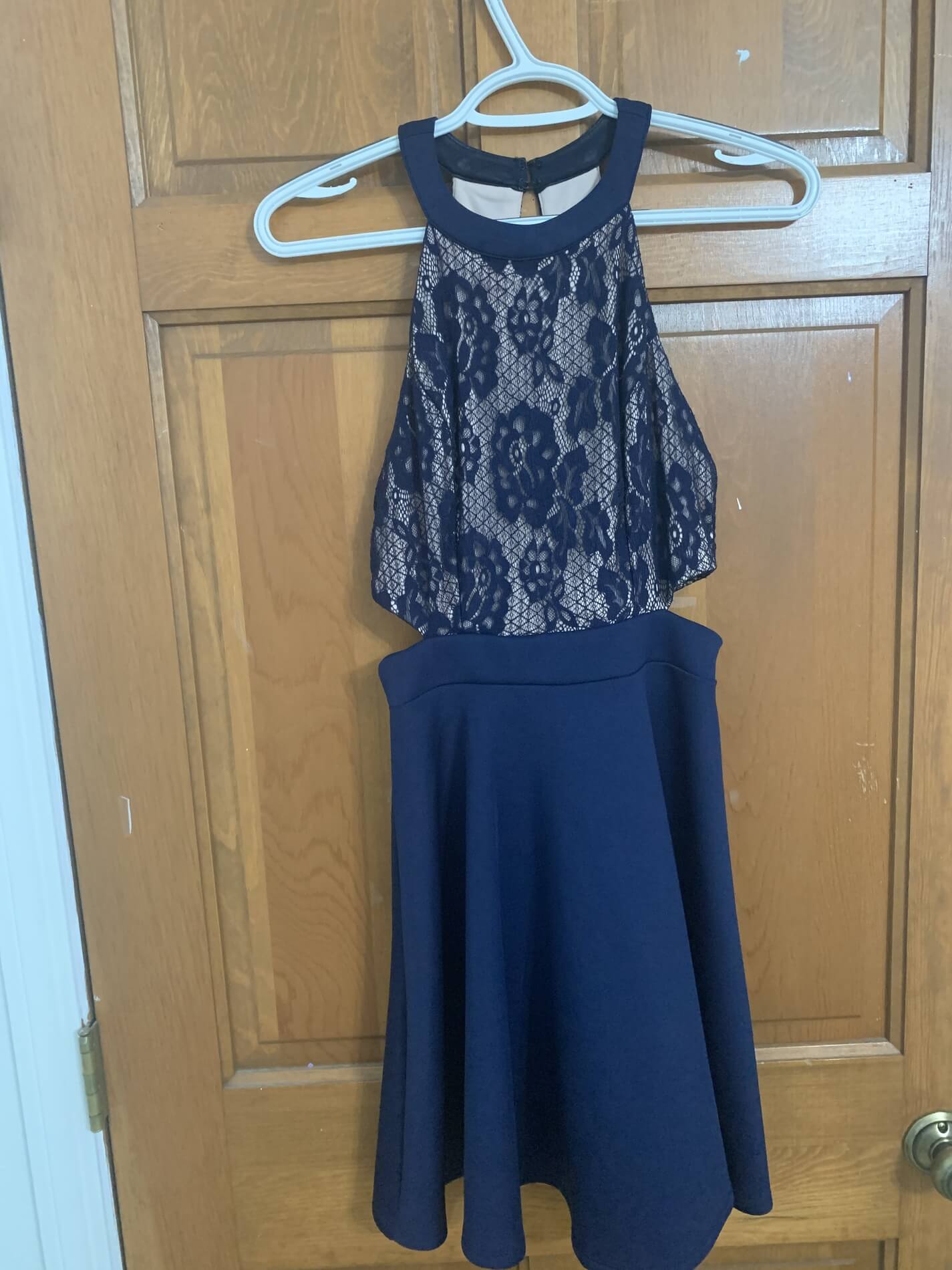 Blue Size 6 A-line Dress on Queenly