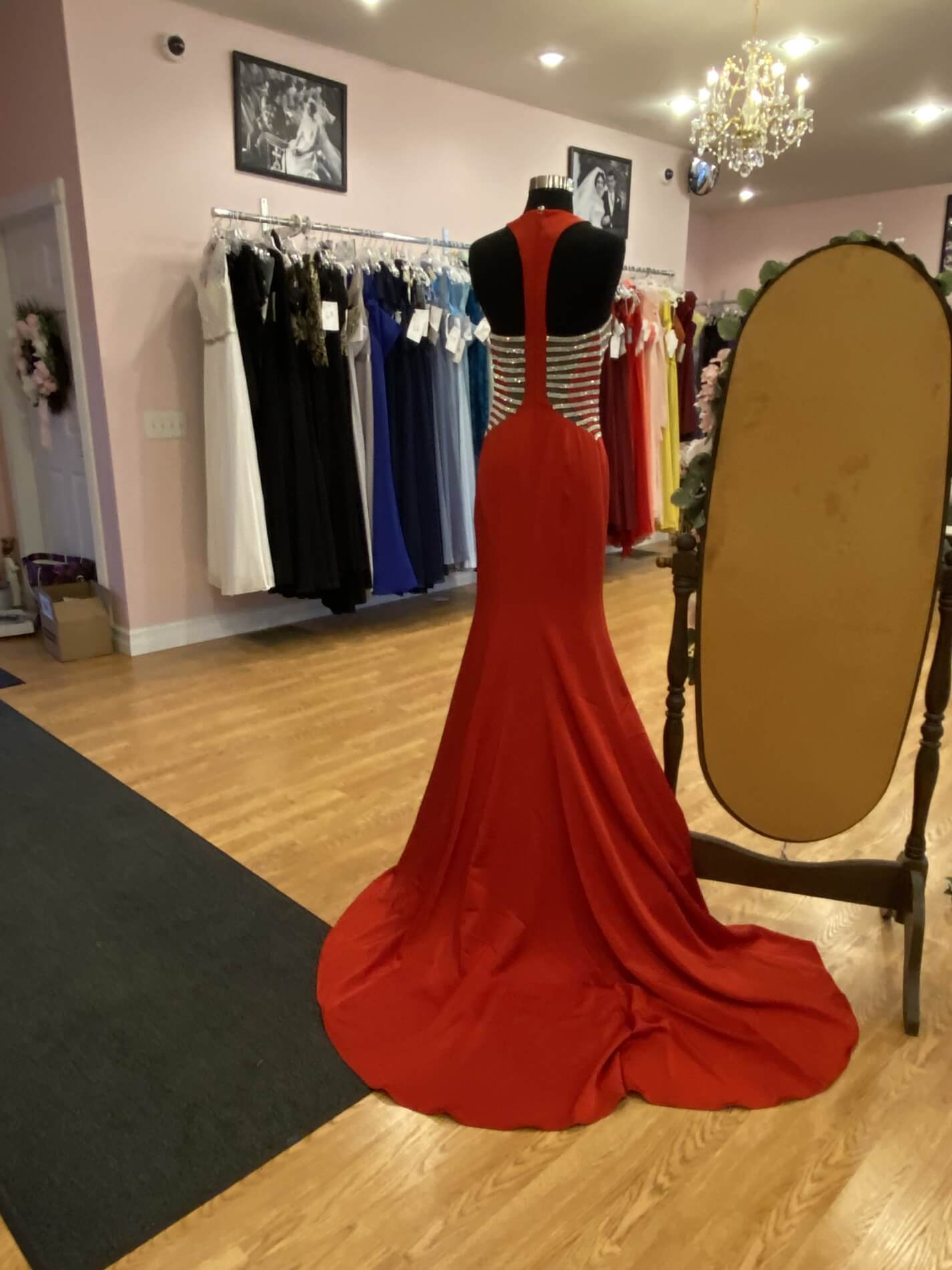 Colors Size 4 Pageant Red Floor Length Maxi on Queenly