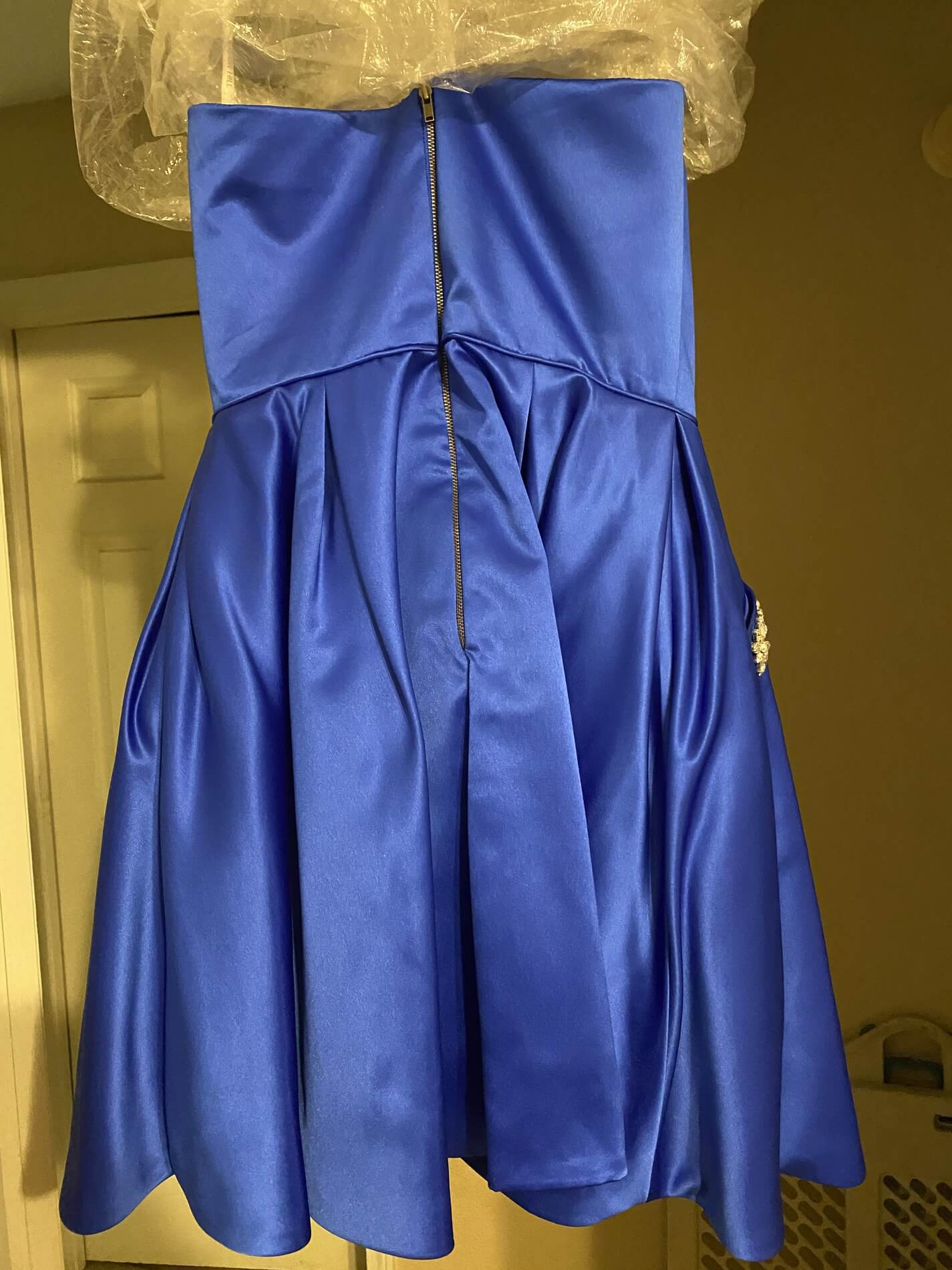 Sherri Hill Size 8 Blue Cocktail Dress on Queenly
