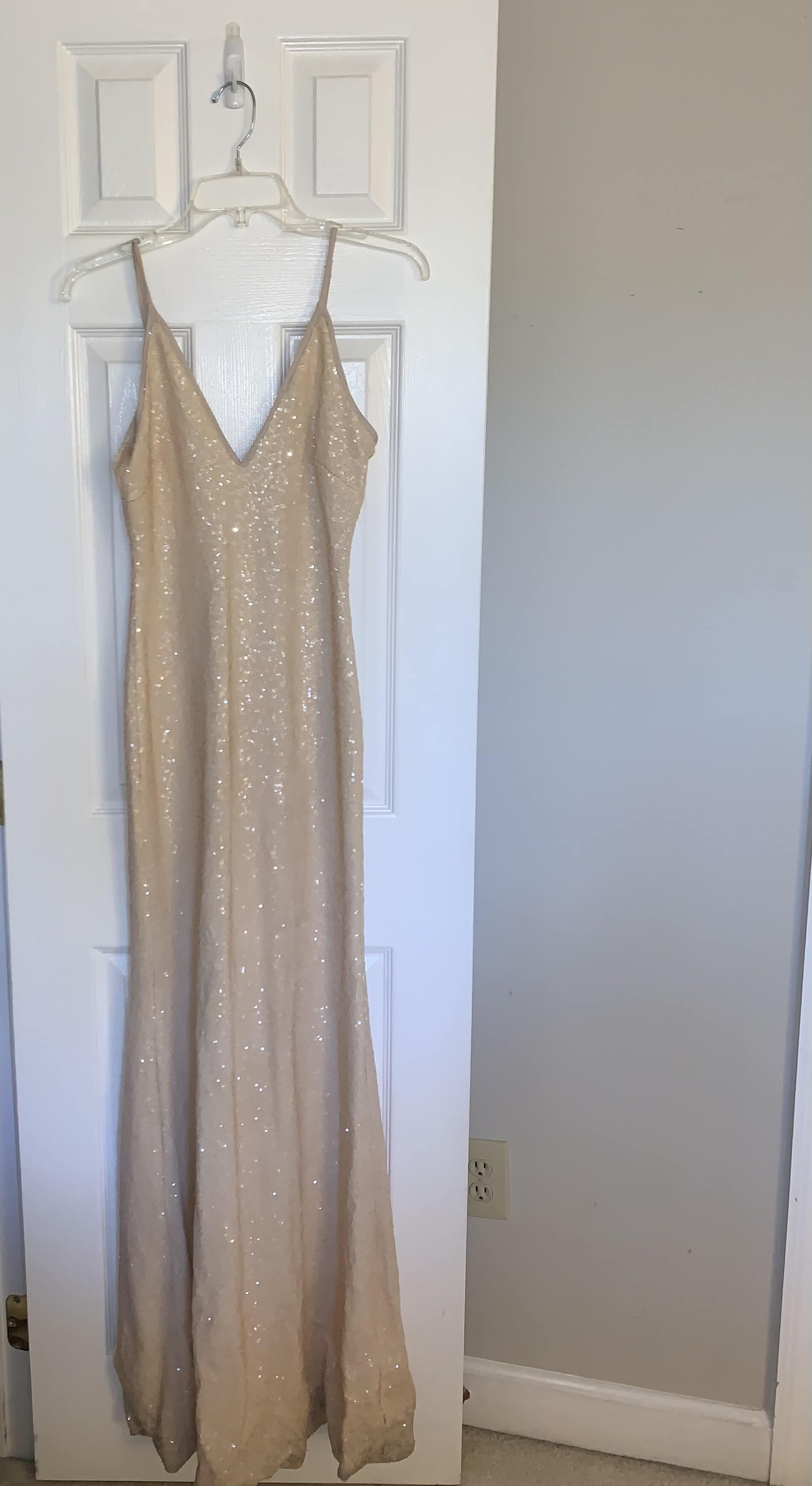 Dress The Population Size 4 Prom Plunge Yellow A-line Dress on Queenly