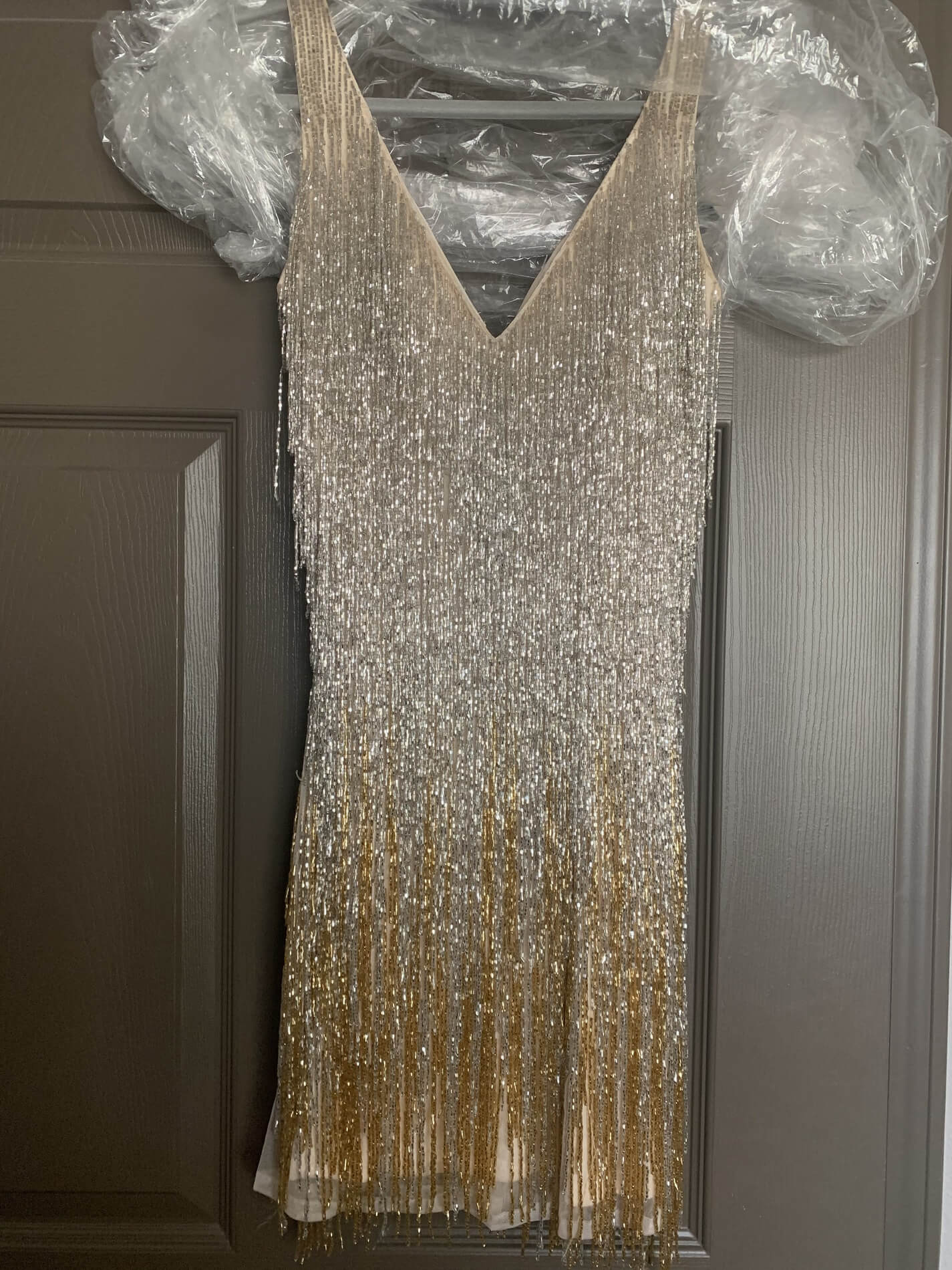 Size 4 Nightclub Gold Cocktail Dress on Queenly