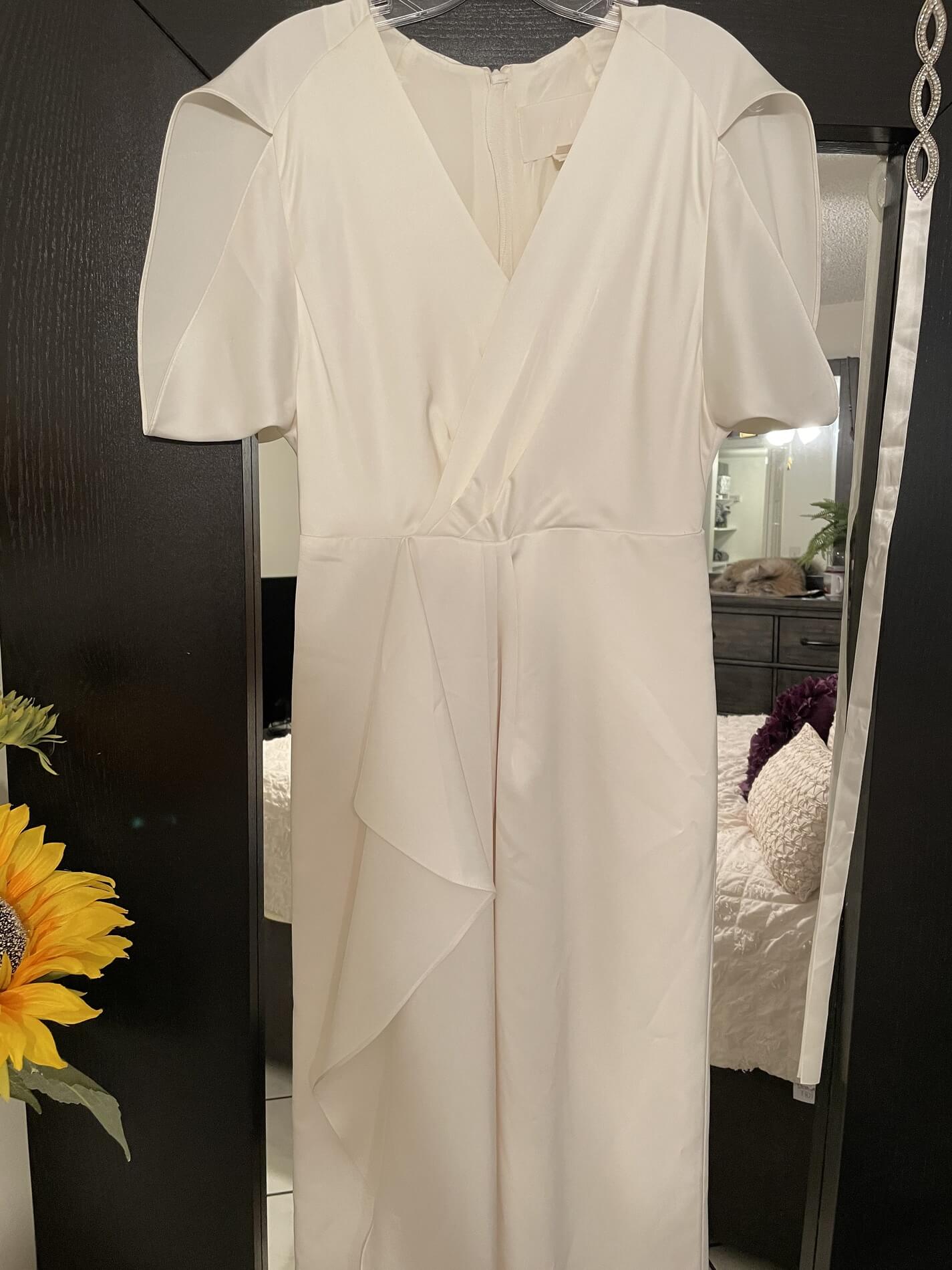 J Crew Size 4 Wedding White A-line Dress on Queenly