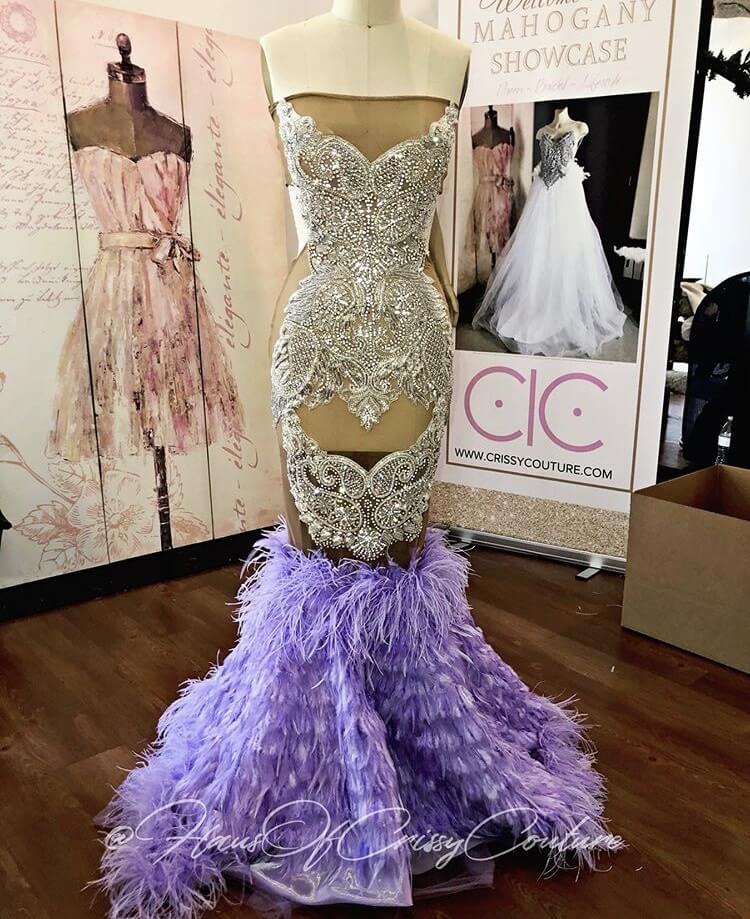 Size 4 Prom Light Purple Mermaid Dress on Queenly