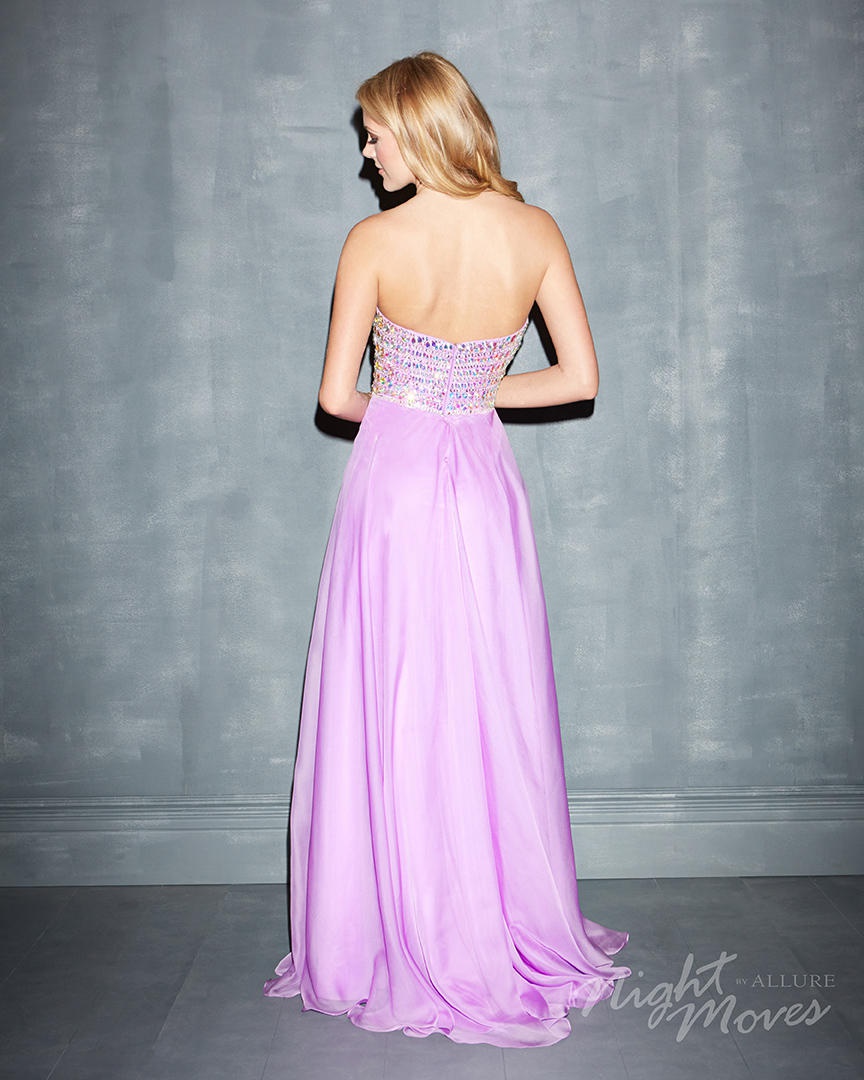 Style 7006 Madison James Size 8 Purple A-line Dress on Queenly