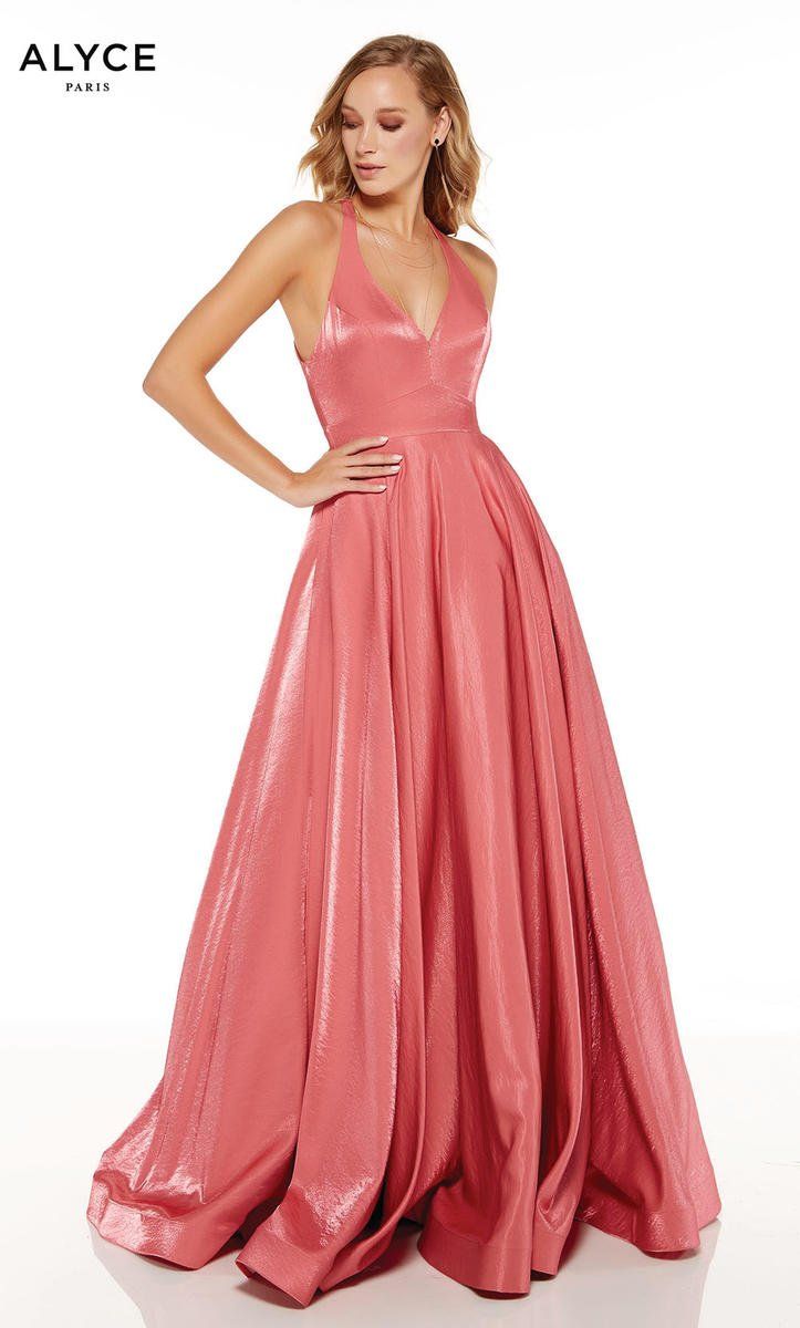 Style 60623 Alyce Paris Size 8 Prom Orange A-line Dress on Queenly