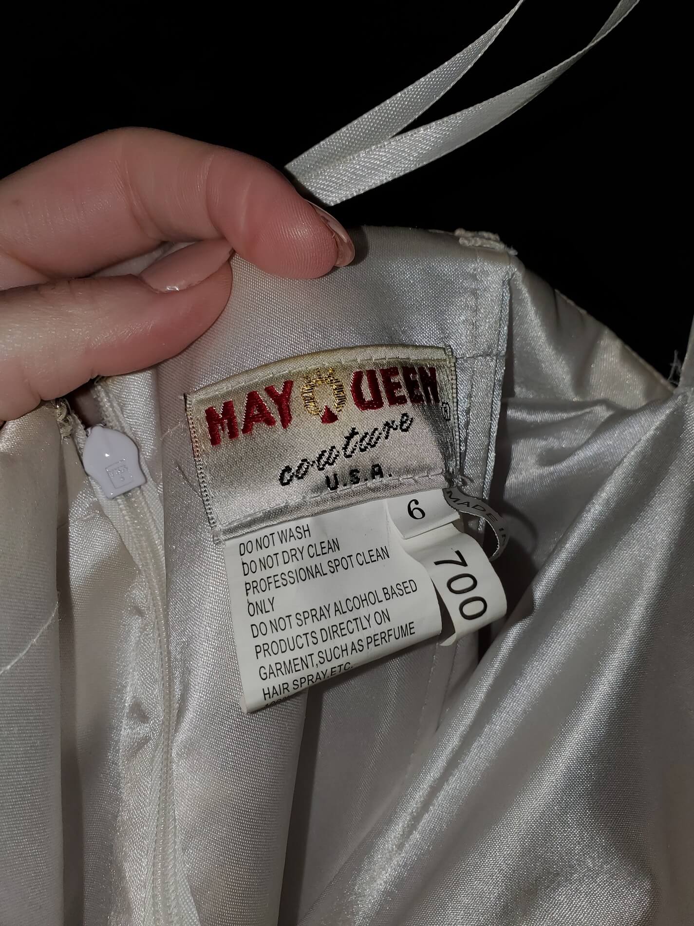 May Queen Couture Size 0 White Cocktail Dress on Queenly