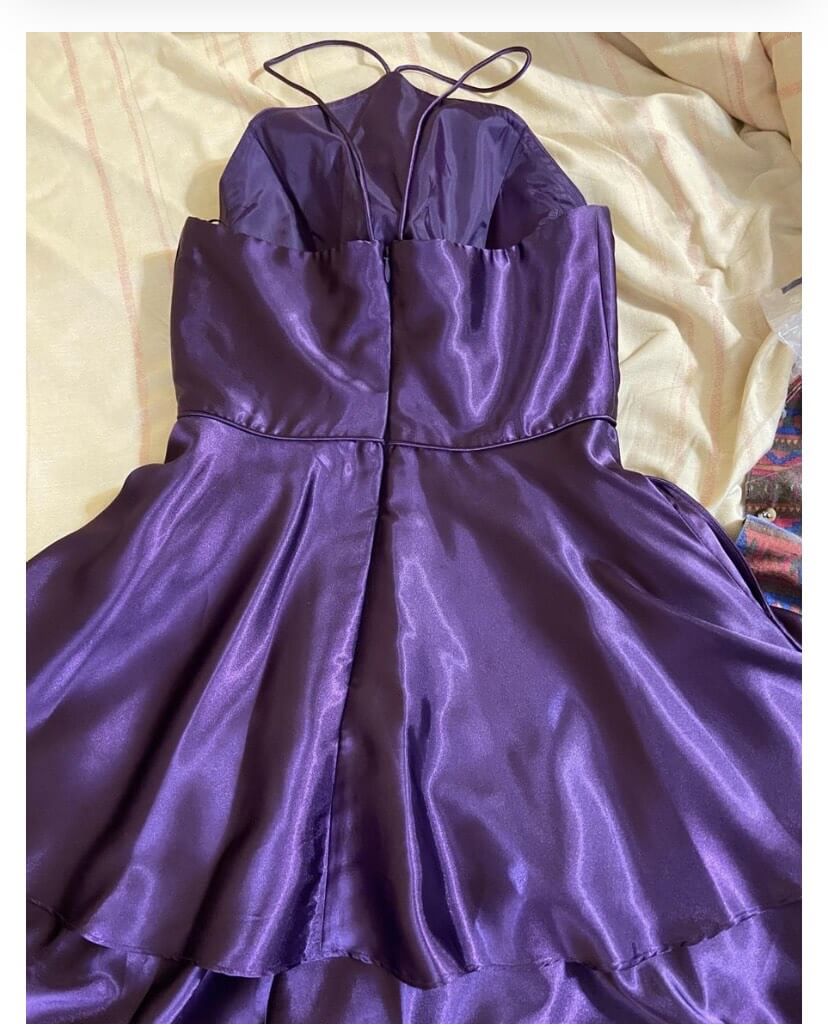 Size 6 Purple A-line Dress on Queenly
